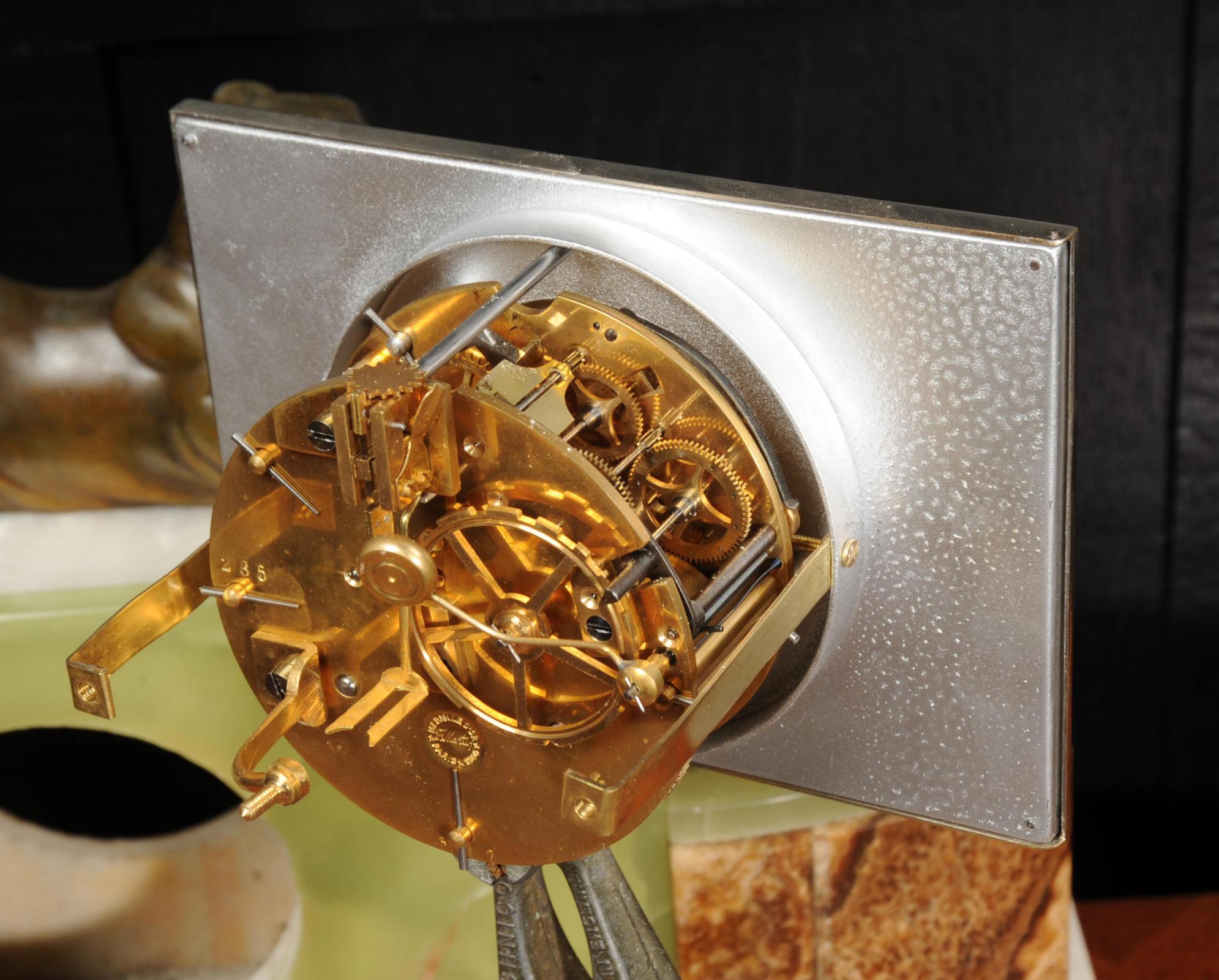 Art Deco Clock - The Lioness - Antique French Michel Decoux 12