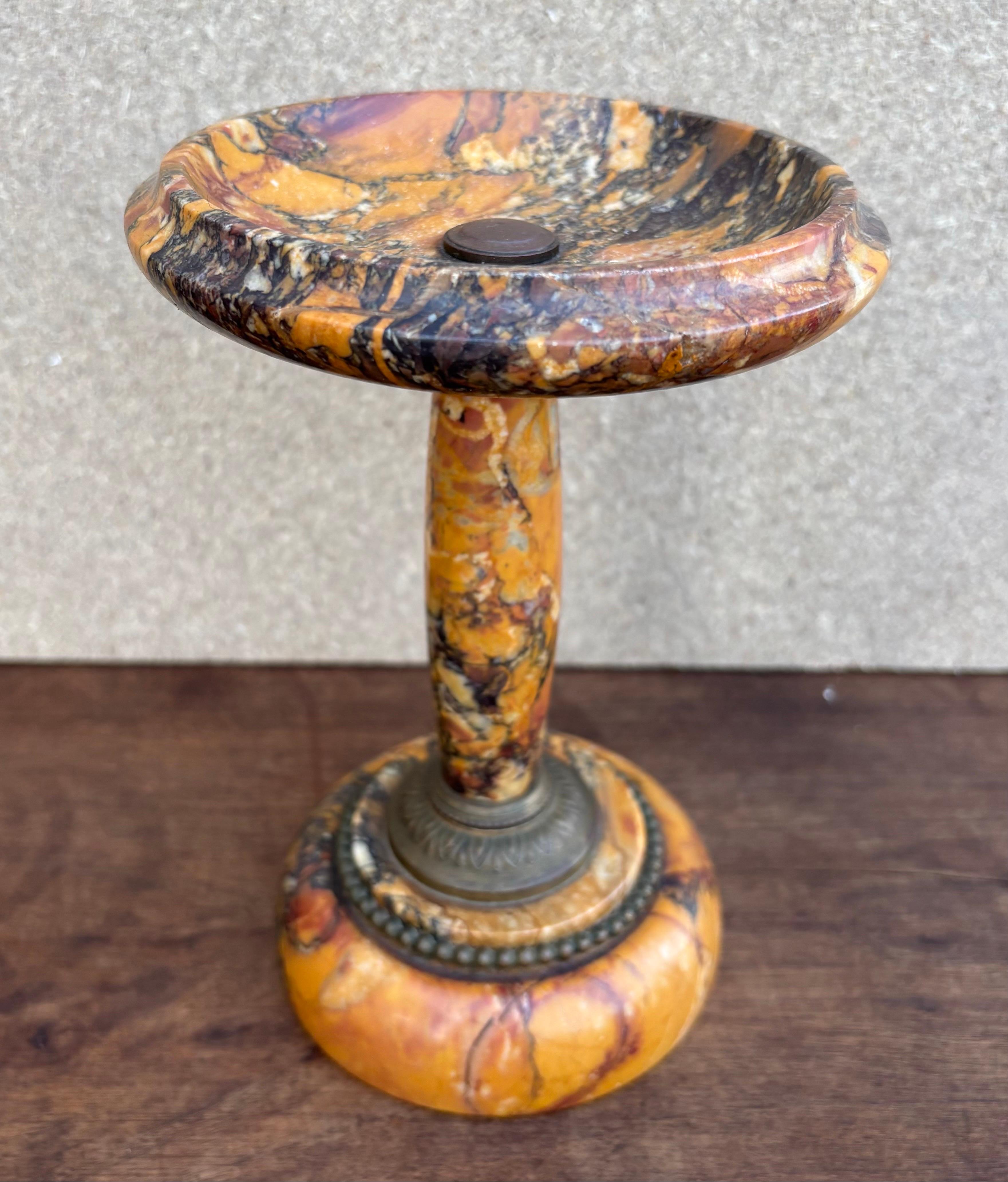 Art Deco Clock With Marble Trim, 1890s, Set Of 3 For Sale 7