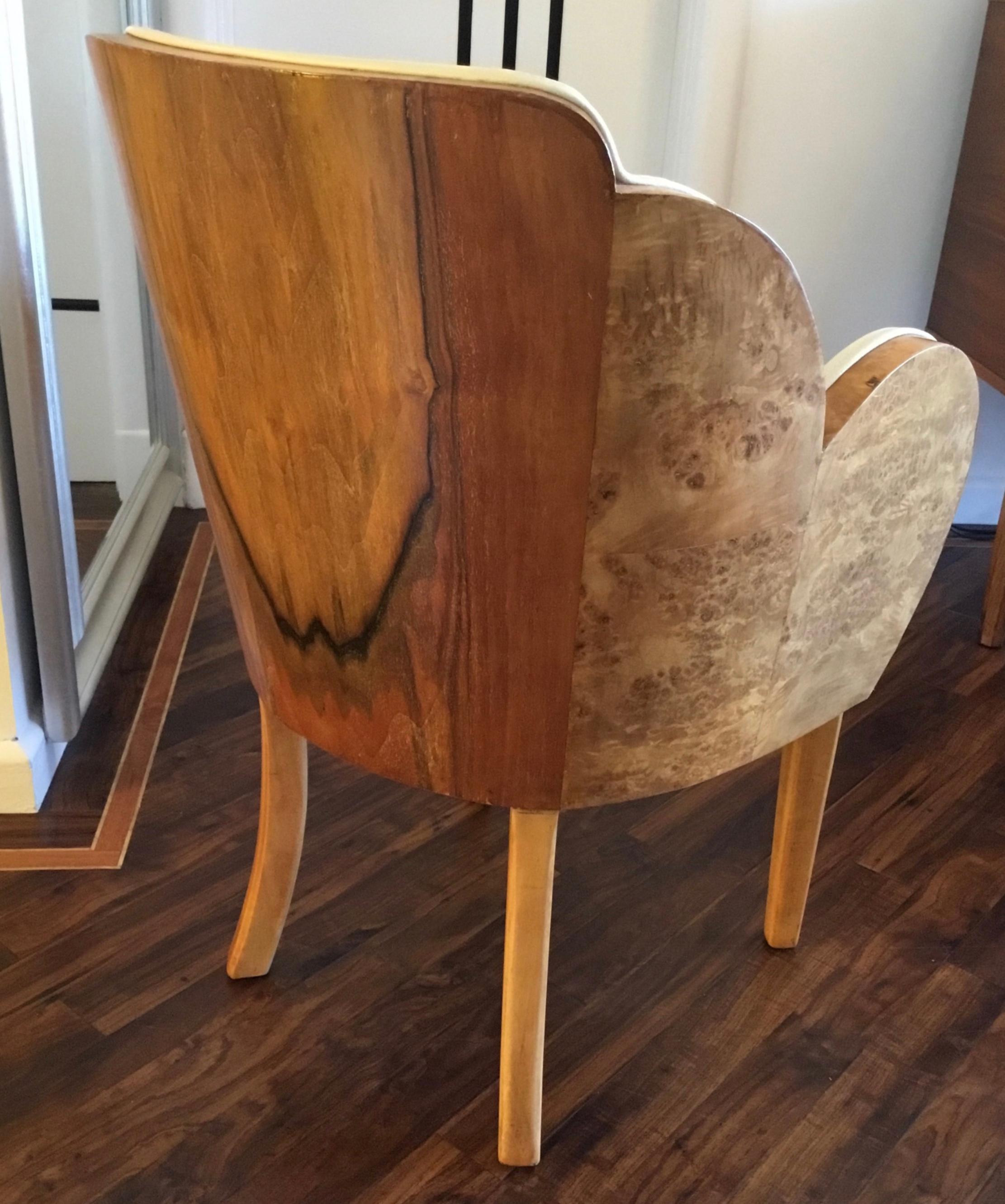 Art Deco Cloud Chair by Harry and Lou Epstein In Good Condition For Sale In Lee on the Solent, Hampshire