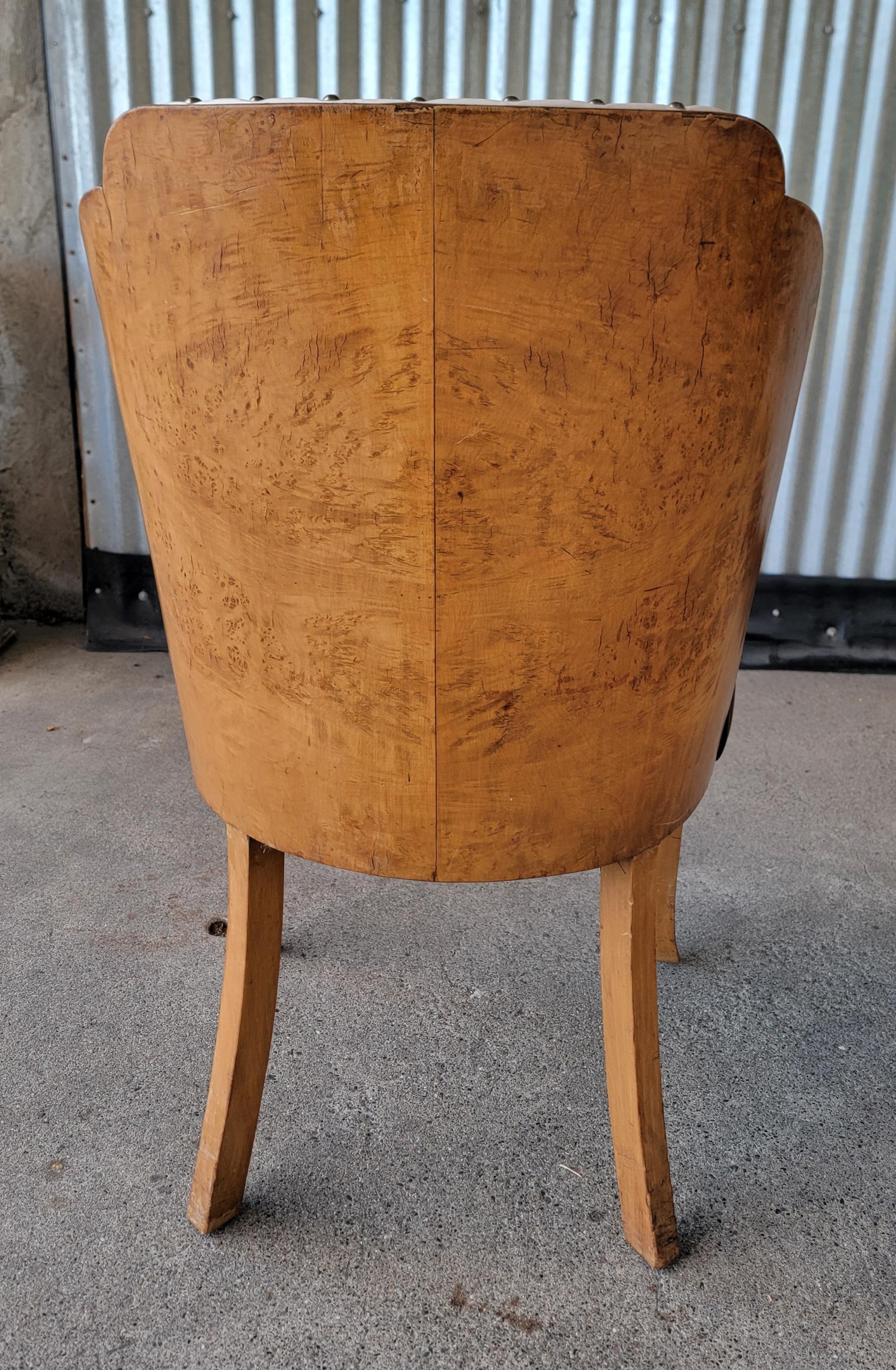 Art Deco Cloud Dining Chairs by Harry & Lou Epstein Set 6 In Fair Condition In Fulton, CA
