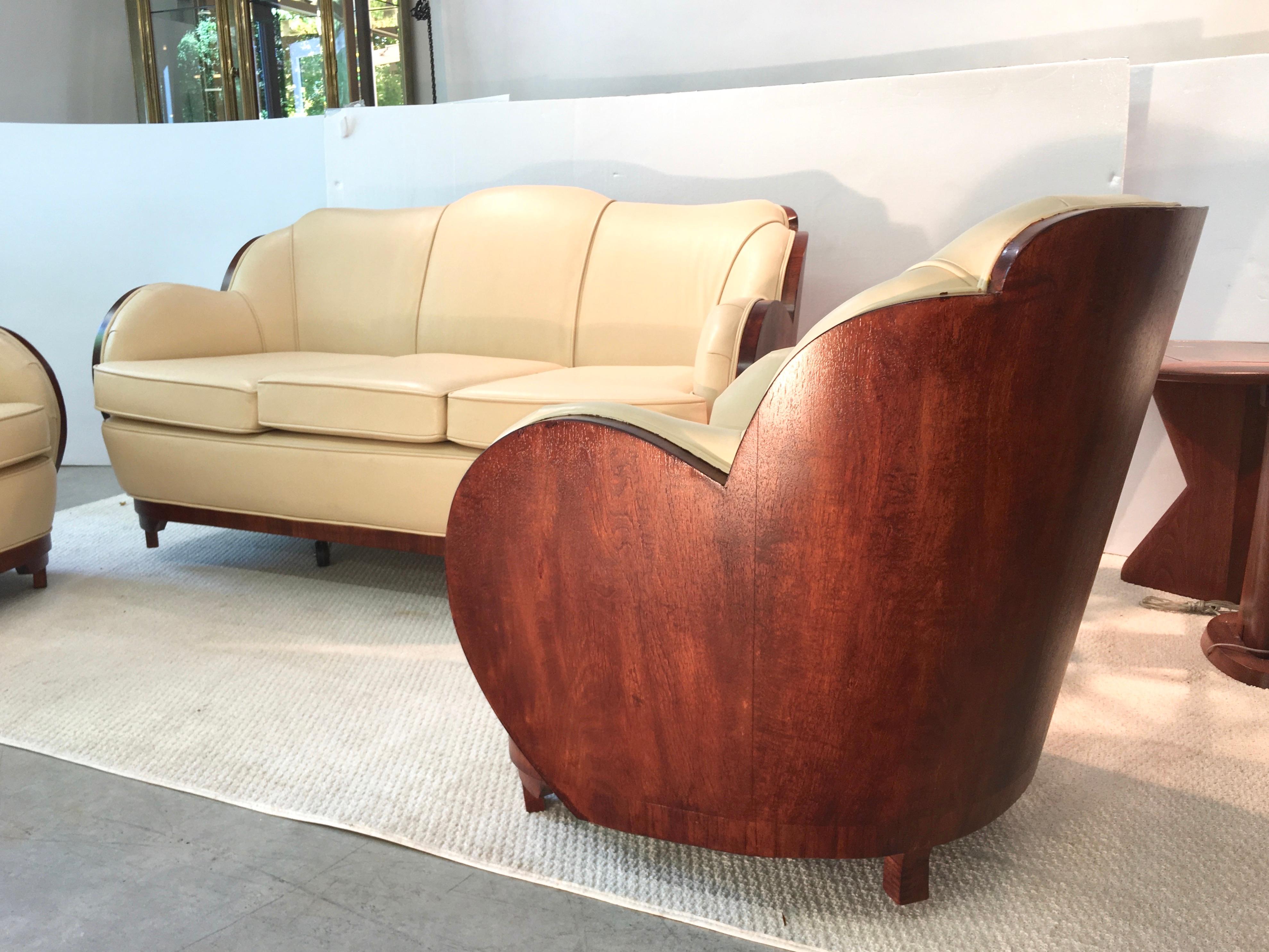Art Deco Cloud Lounge Suite by H & L Epstein 2