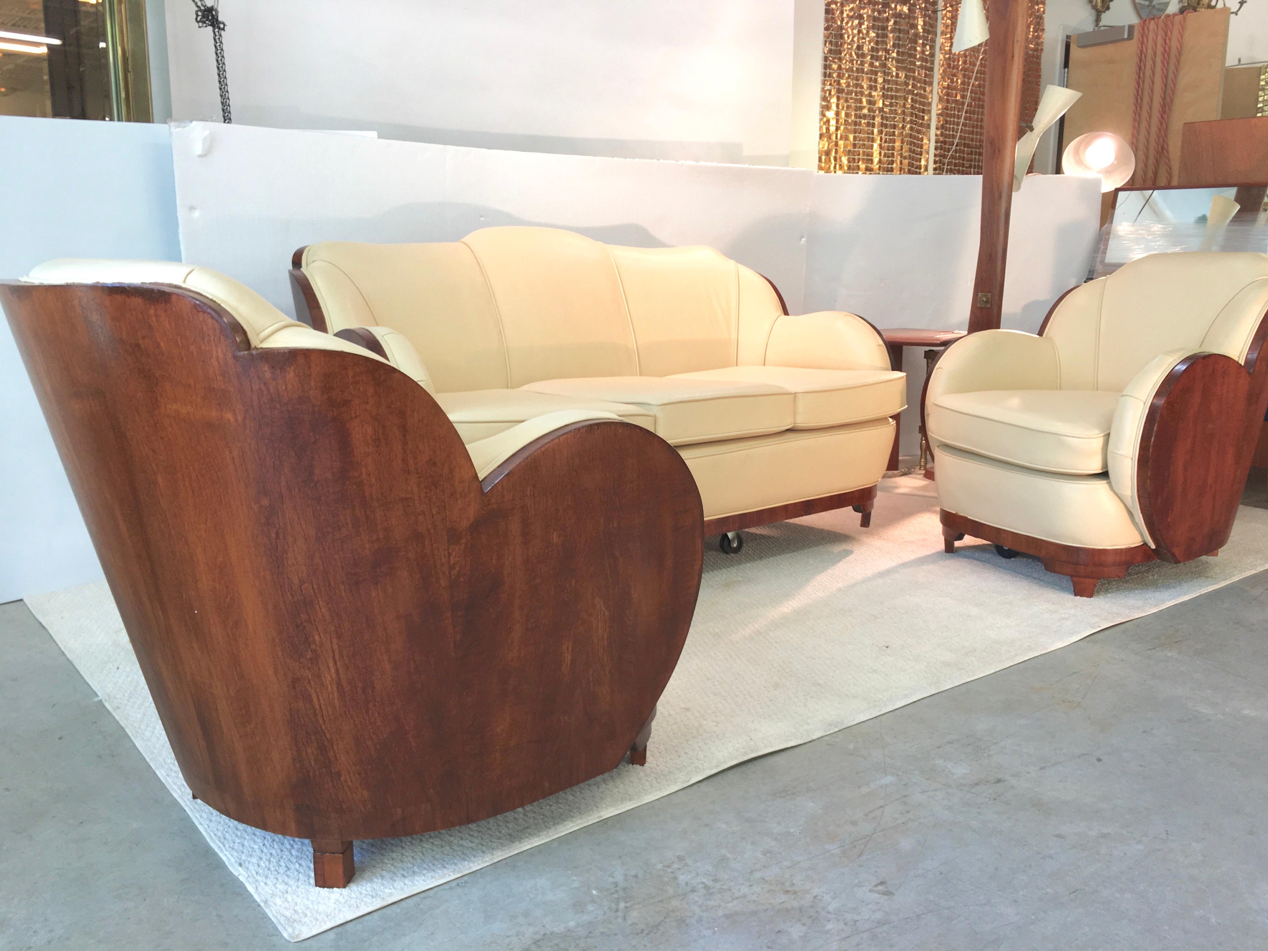 Art Deco Cloud Lounge Suite by H & L Epstein 3