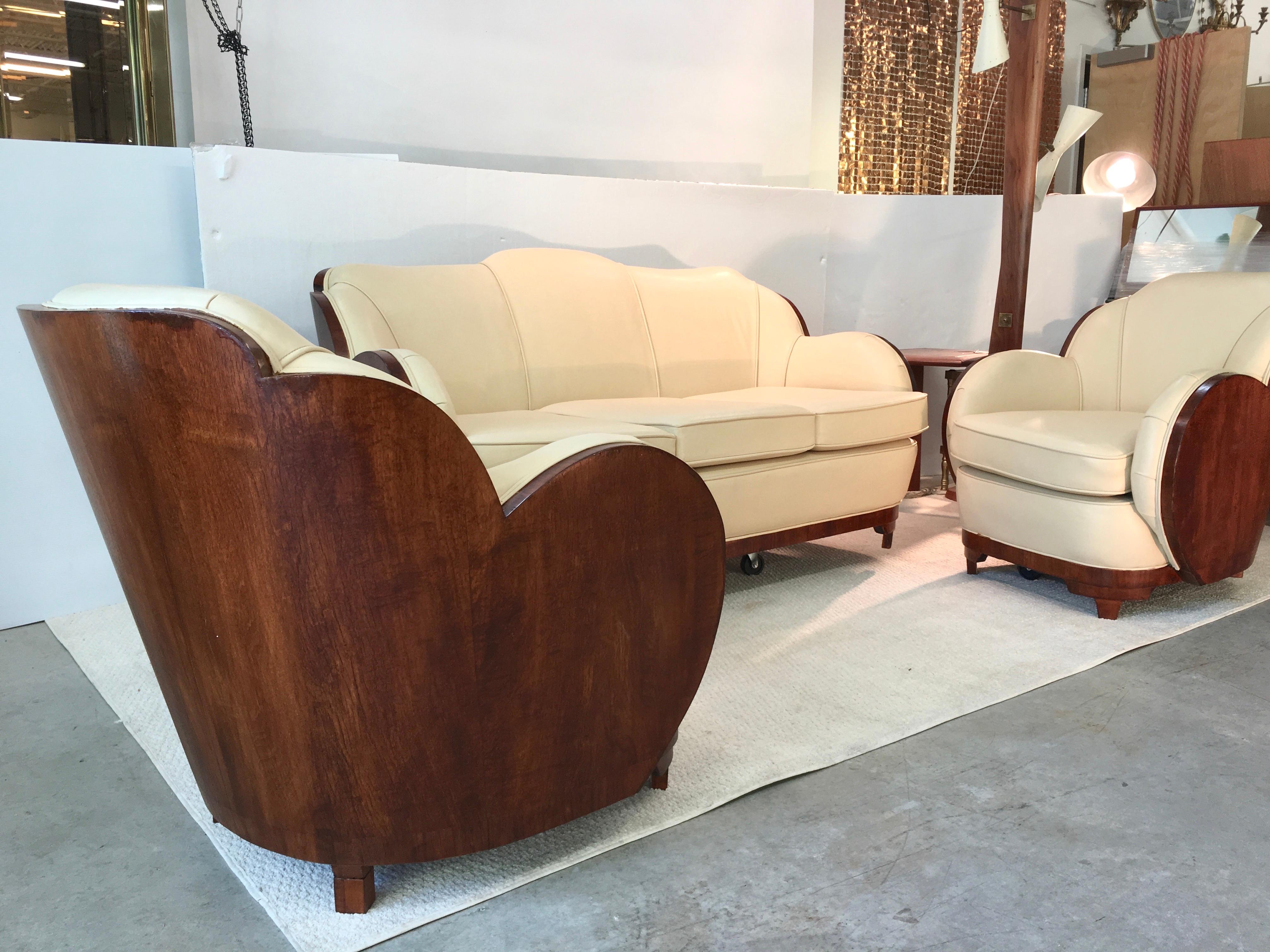 Art Deco Cloud Lounge Suite by H & L Epstein 4