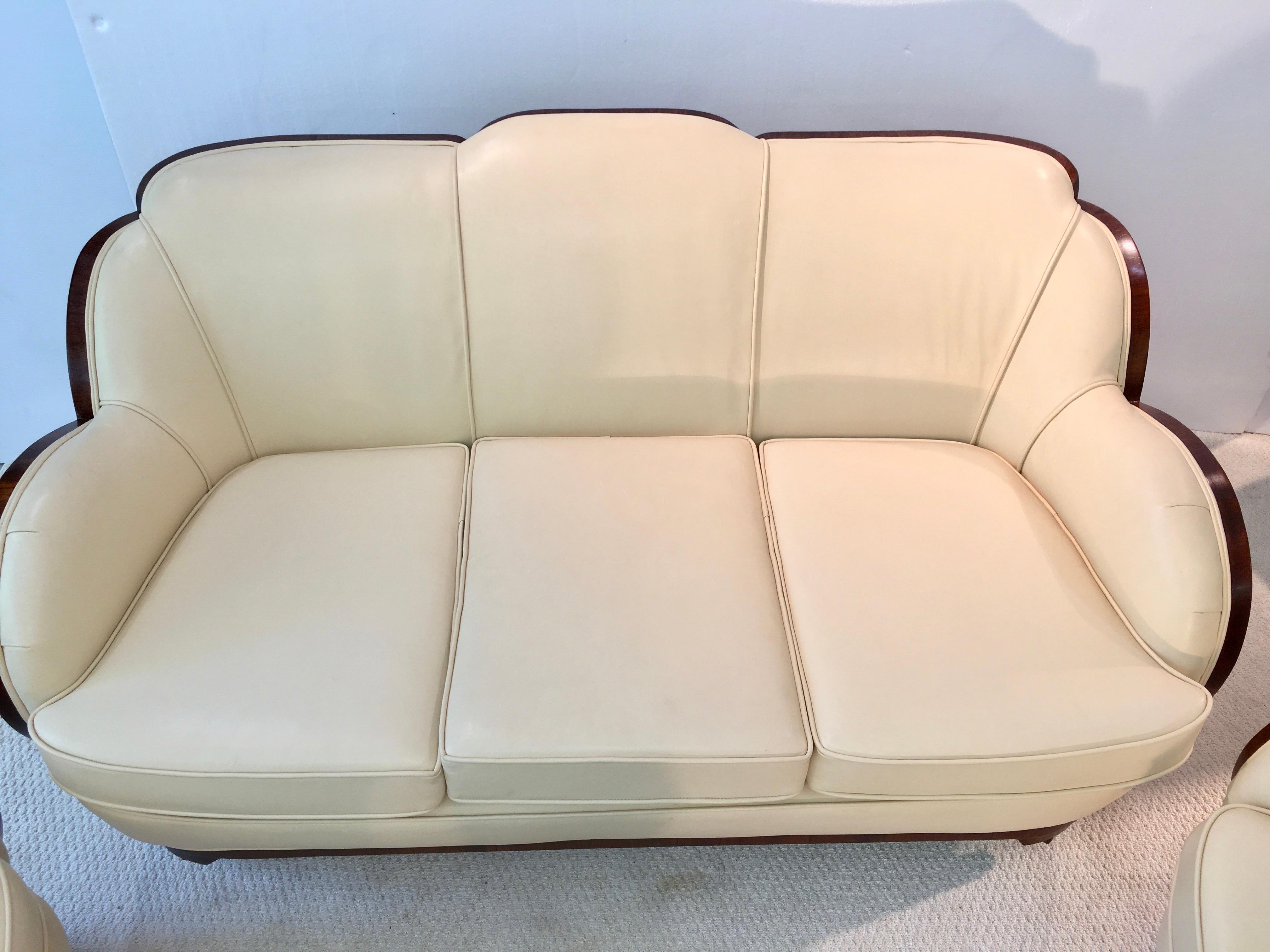 Art Deco Cloud Lounge Suite by H & L Epstein 5