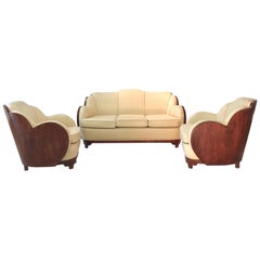 Used Art Deco Cloud Lounge Suite by H & L Epstein