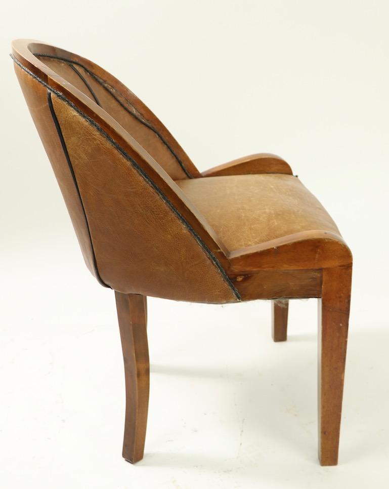 Art Deco Cloud Slipper Chair Attributed to Harry and Lou Epstein 1