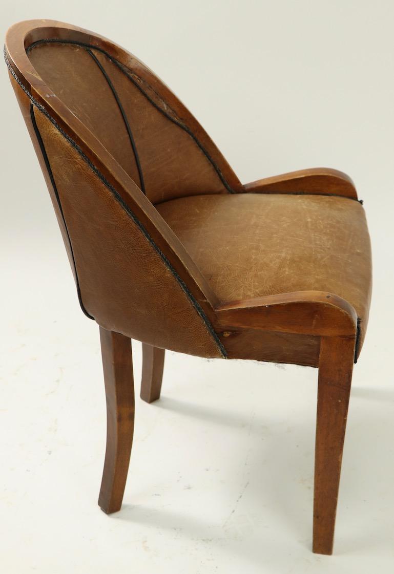 Art Deco Cloud Slipper Chair Attributed to Harry and Lou Epstein 2