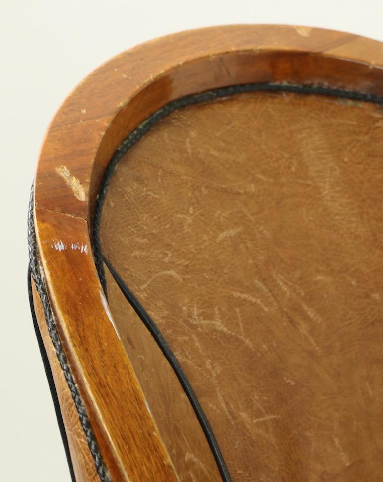Art Deco Cloud Slipper Chair Attributed to Harry and Lou Epstein 3