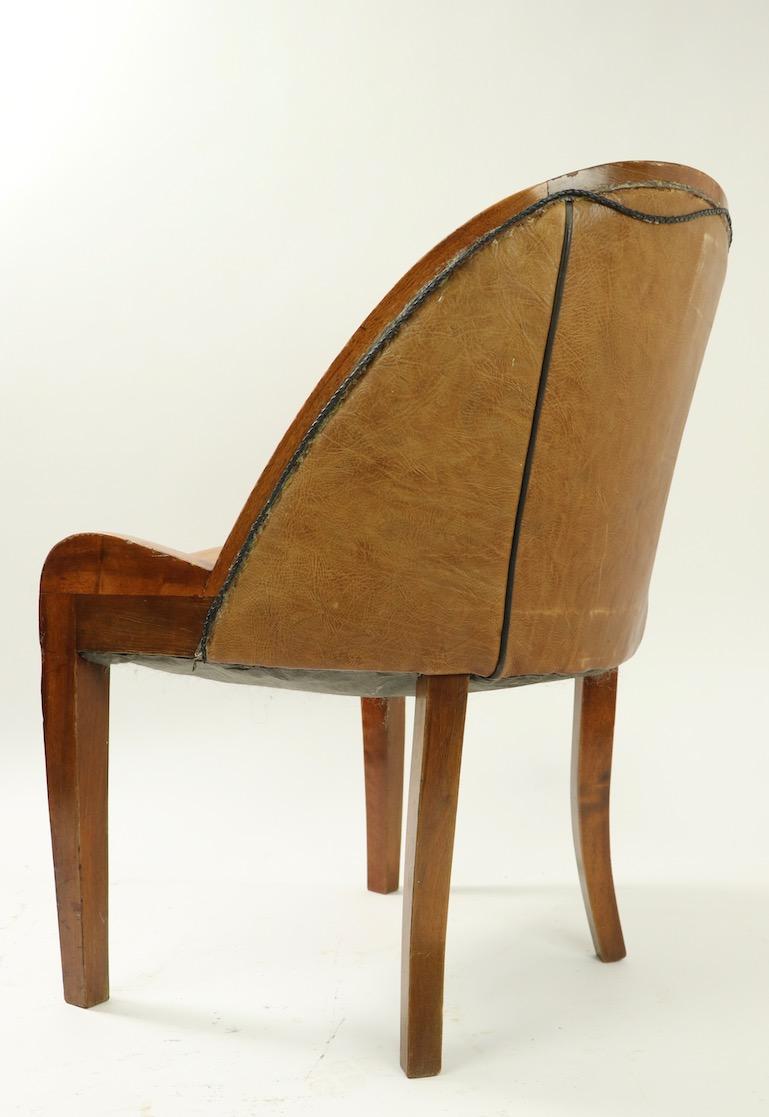 20th Century Art Deco Cloud Slipper Chair Attributed to Harry and Lou Epstein