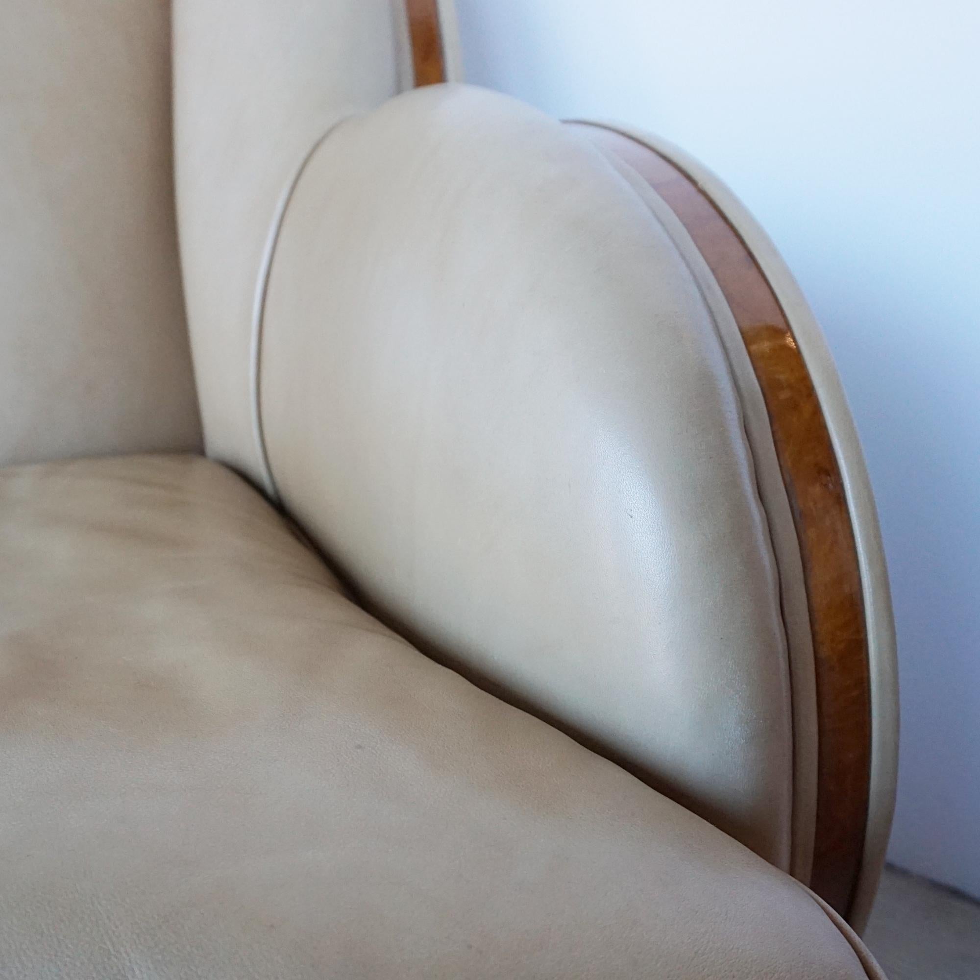 Art Deco 'Cloud Sofa' by Harry & Lou Epstein with Vintage Upholstery 2