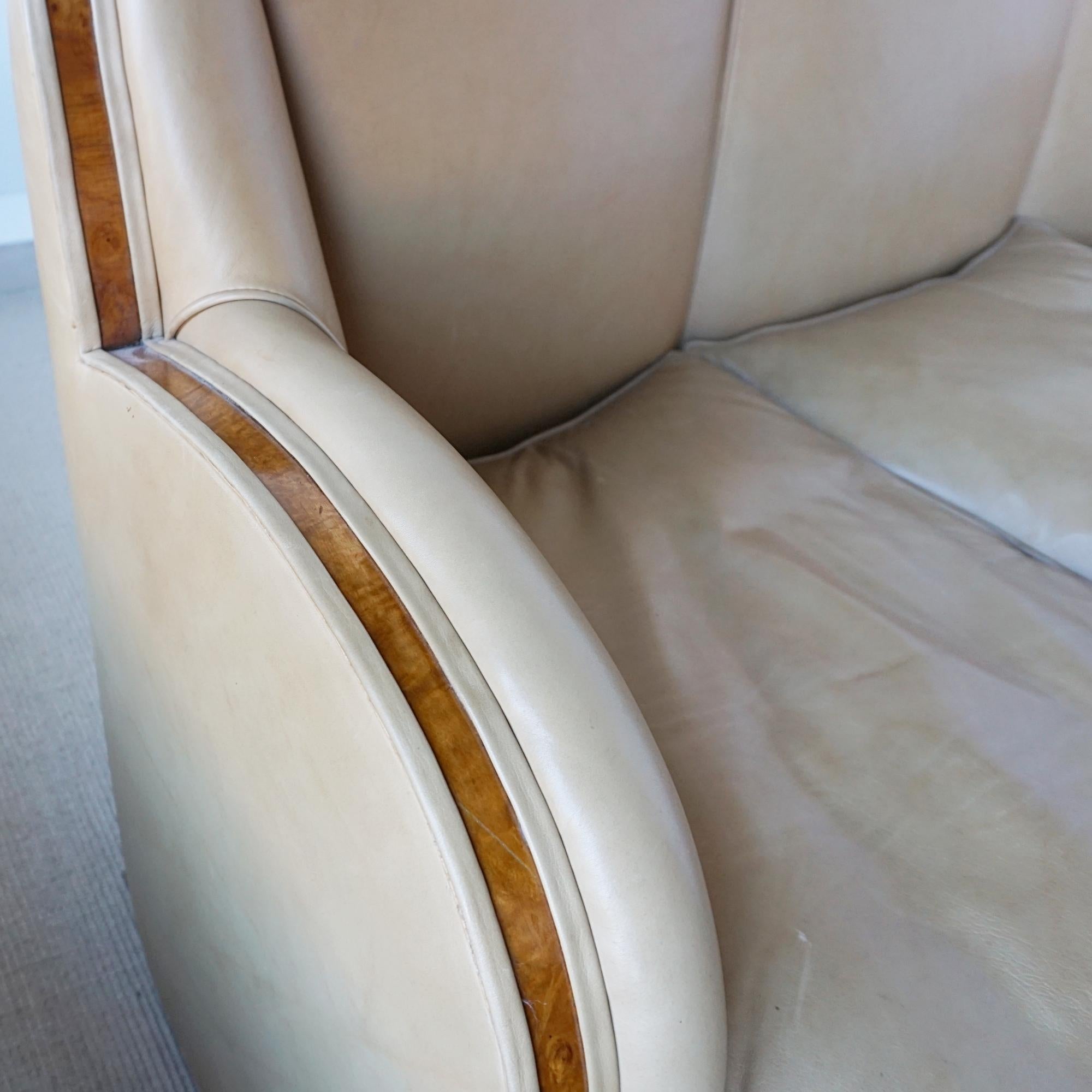 Art Deco 'Cloud Sofa' by Harry & Lou Epstein with Vintage Upholstery 3