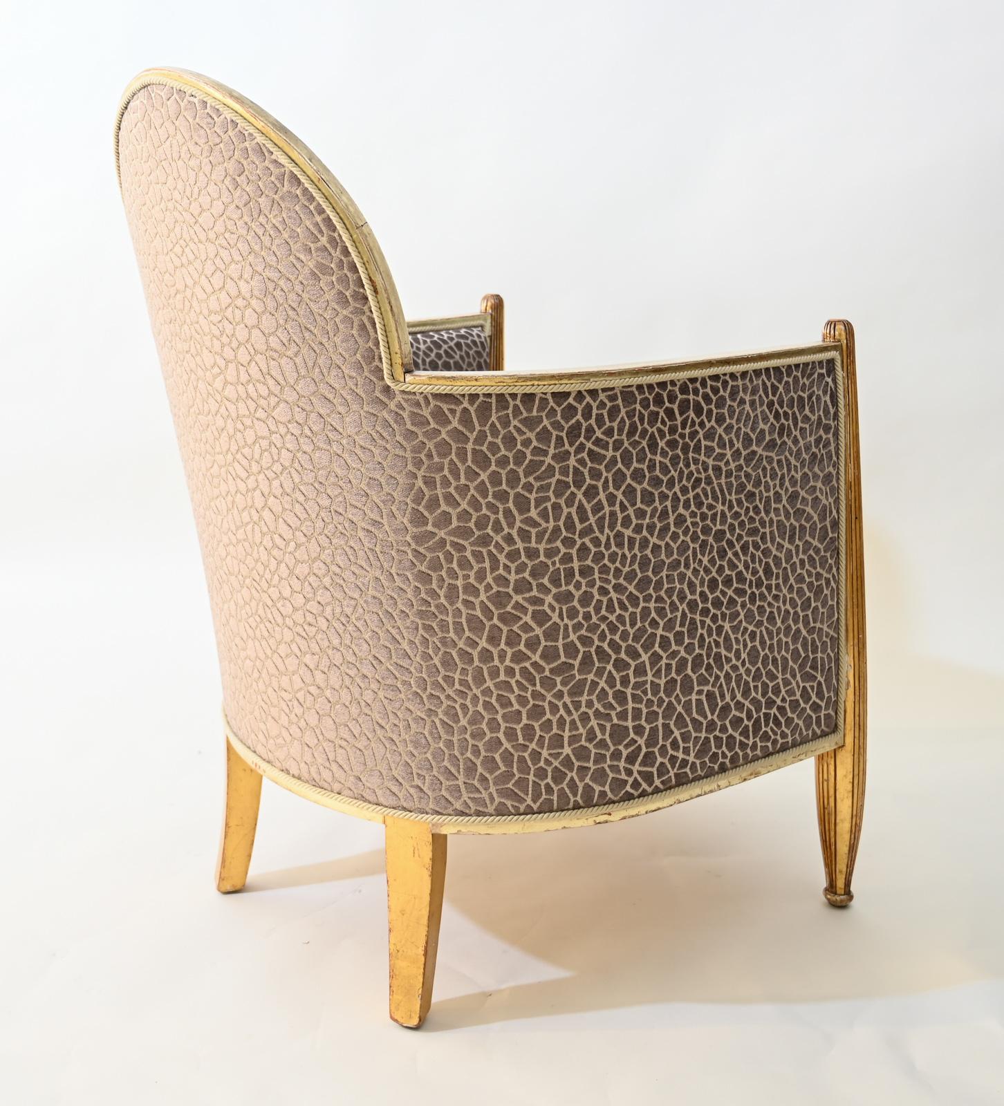 Art Deco Club Chair Attributed to Paul Follot 4