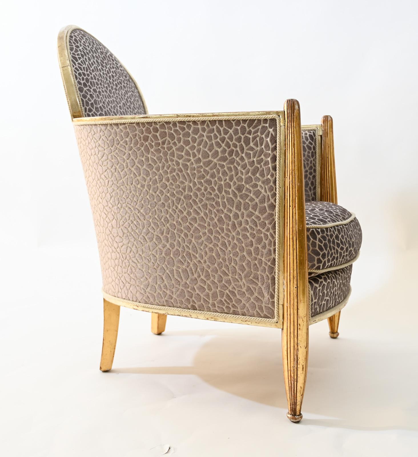 Art Deco Club Chair Attributed to Paul Follot 5
