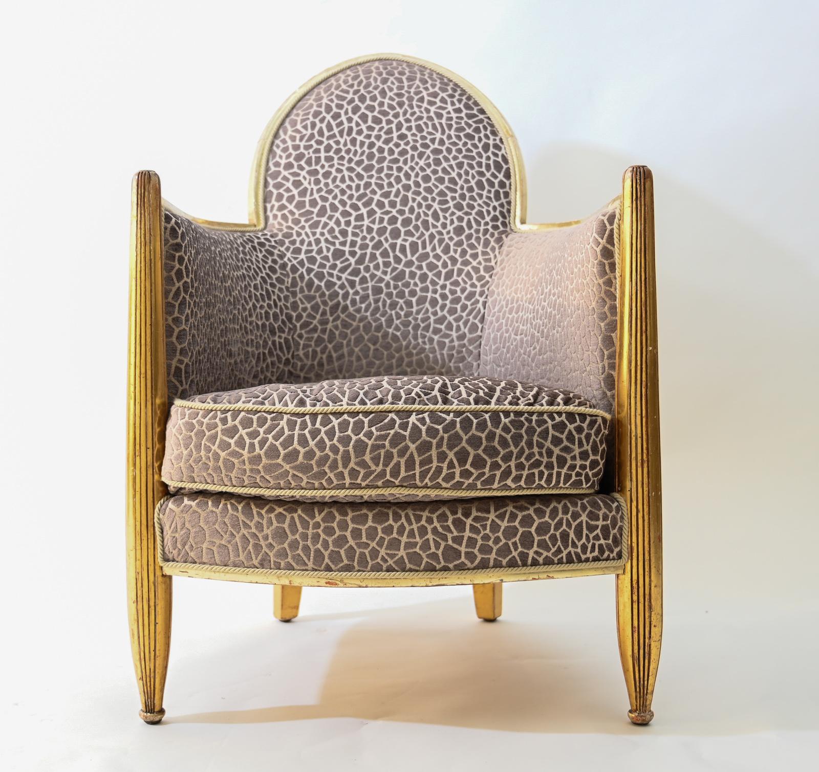 Art Deco Club Chair Attributed to Paul Follot 7