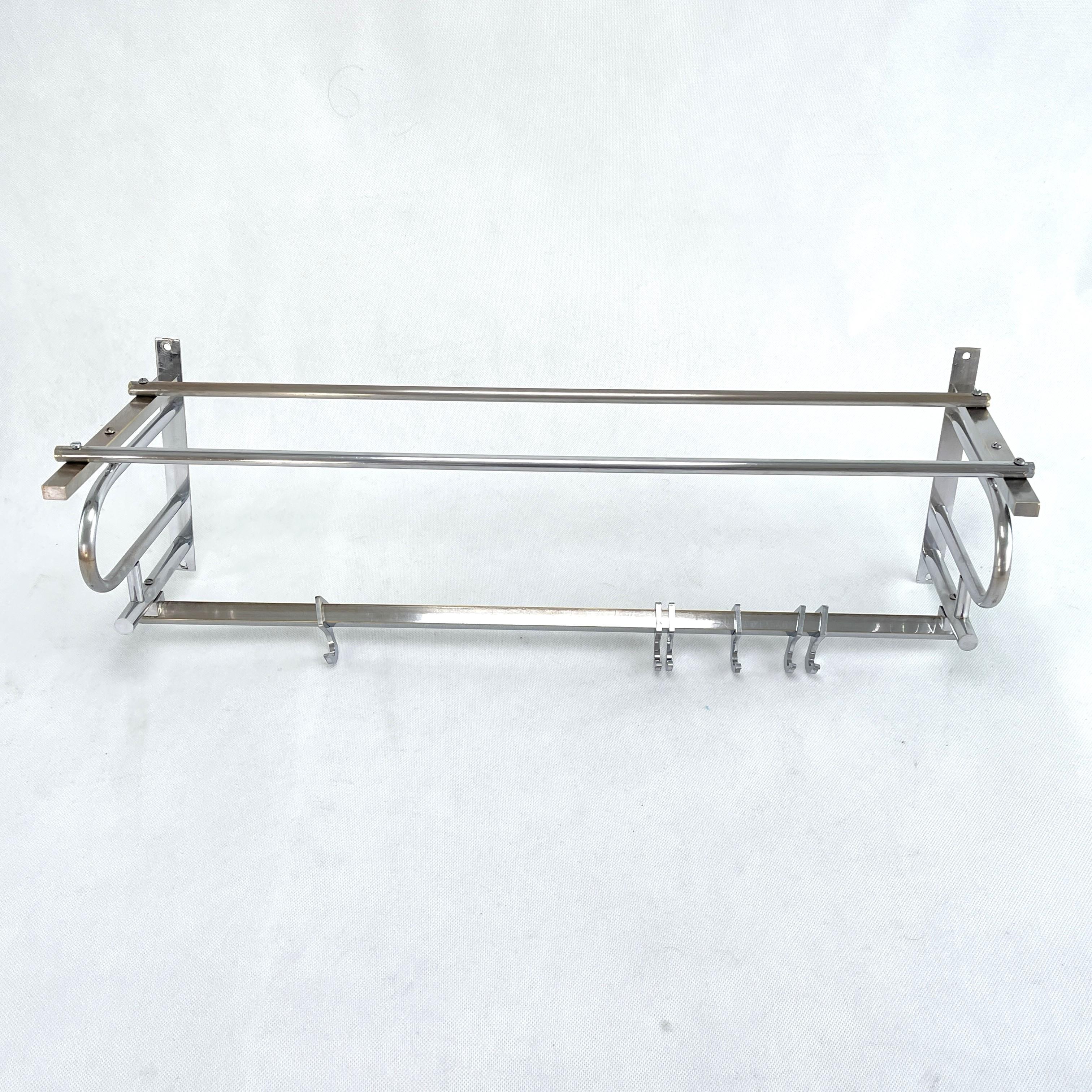 Art Deco Coat Rack Chrome, 1930s at 1stDibs