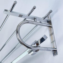 Art Deco Coat Rack Chrome Bauhaus Modernist, 1930s
