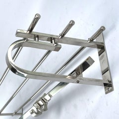 Art Deco Coat Rack Chrome Bauhaus Modernist, 1930s