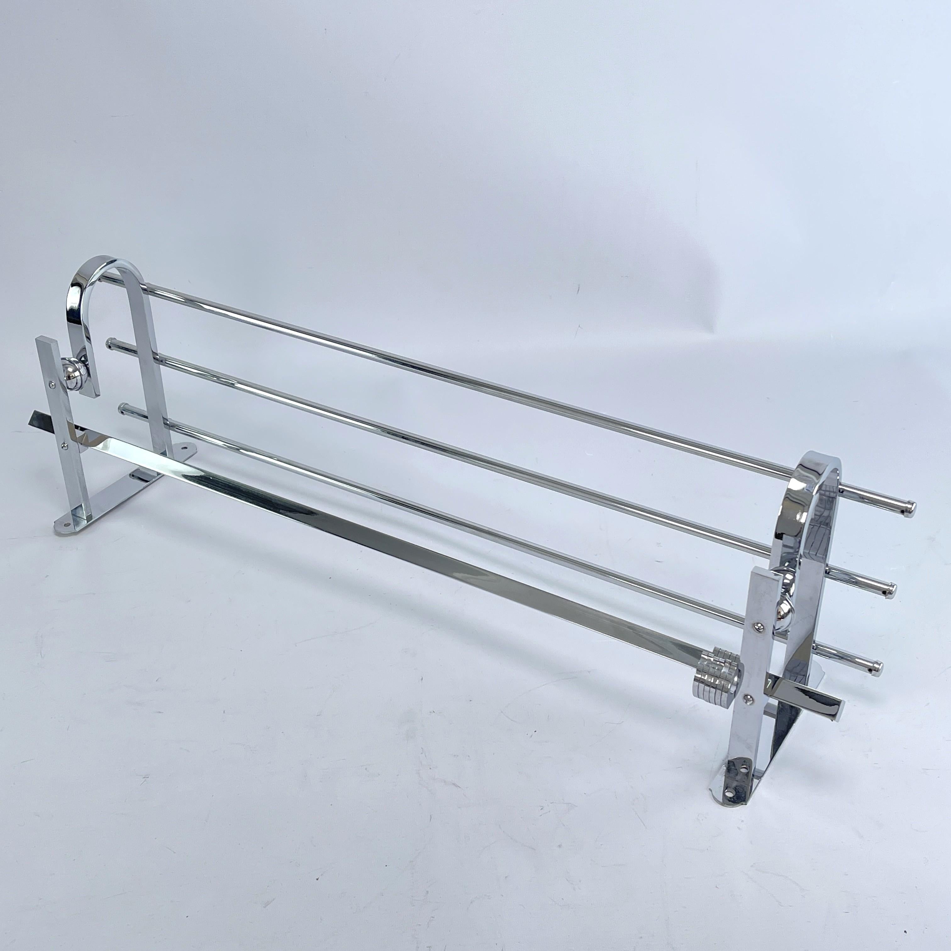 Métal Porte-manteaux Art déco Bauhaus moderniste, années 1930 en vente