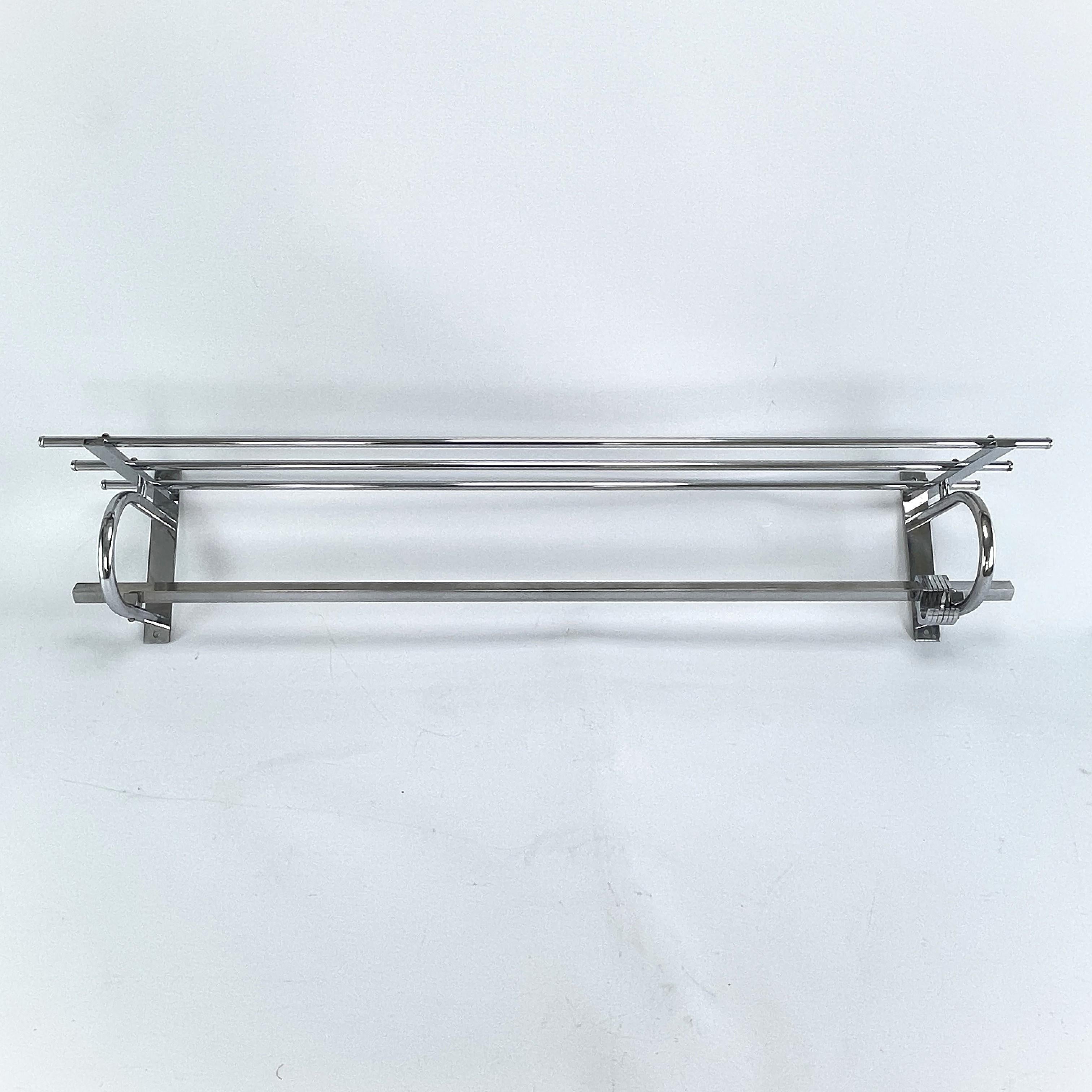Art Deco Coat Rack Chrome Bauhaus Modernist, 1930s For Sale 2
