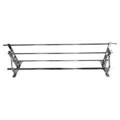 Antique Art Deco Coat Rack Chrome Bauhaus Modernist, 1930s