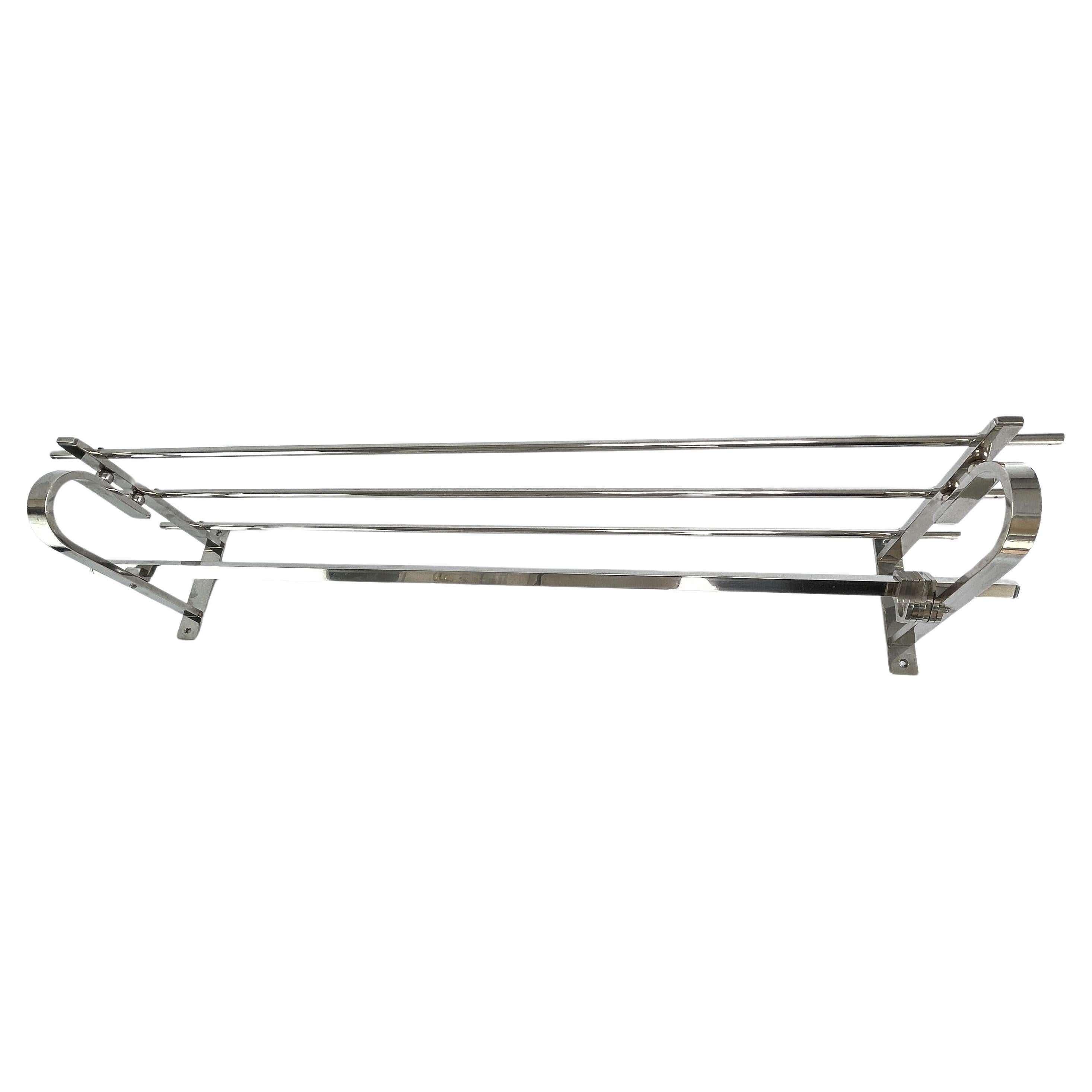 Art Deco Coat Rack Chrome Bauhaus Modernist, 1930s