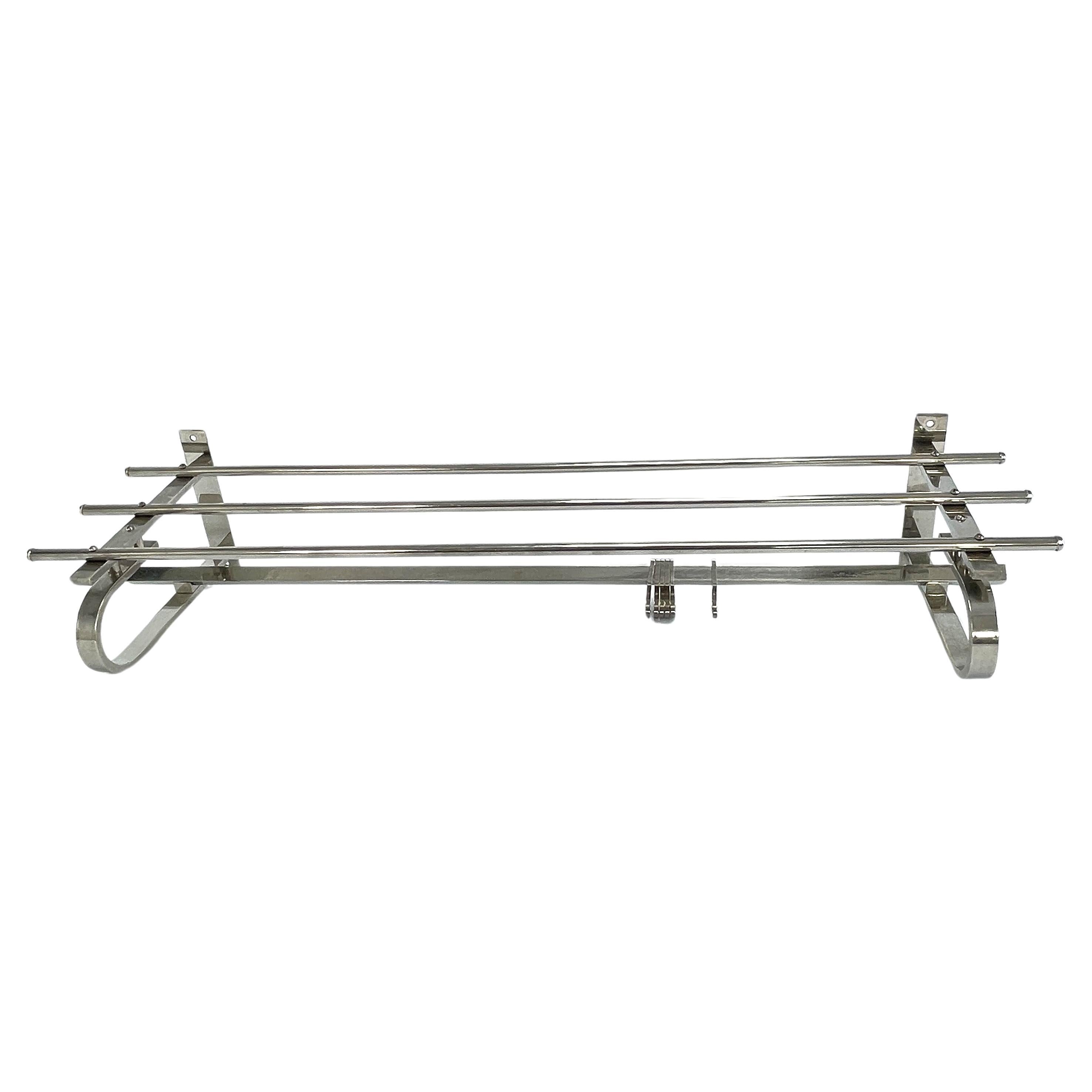 Art Deco Coat Rack Chrome Bauhaus Modernist, 1930s
