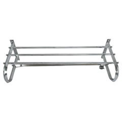 Art Deco Coat Rack Chrome Bauhaus Modernist, 1940s
