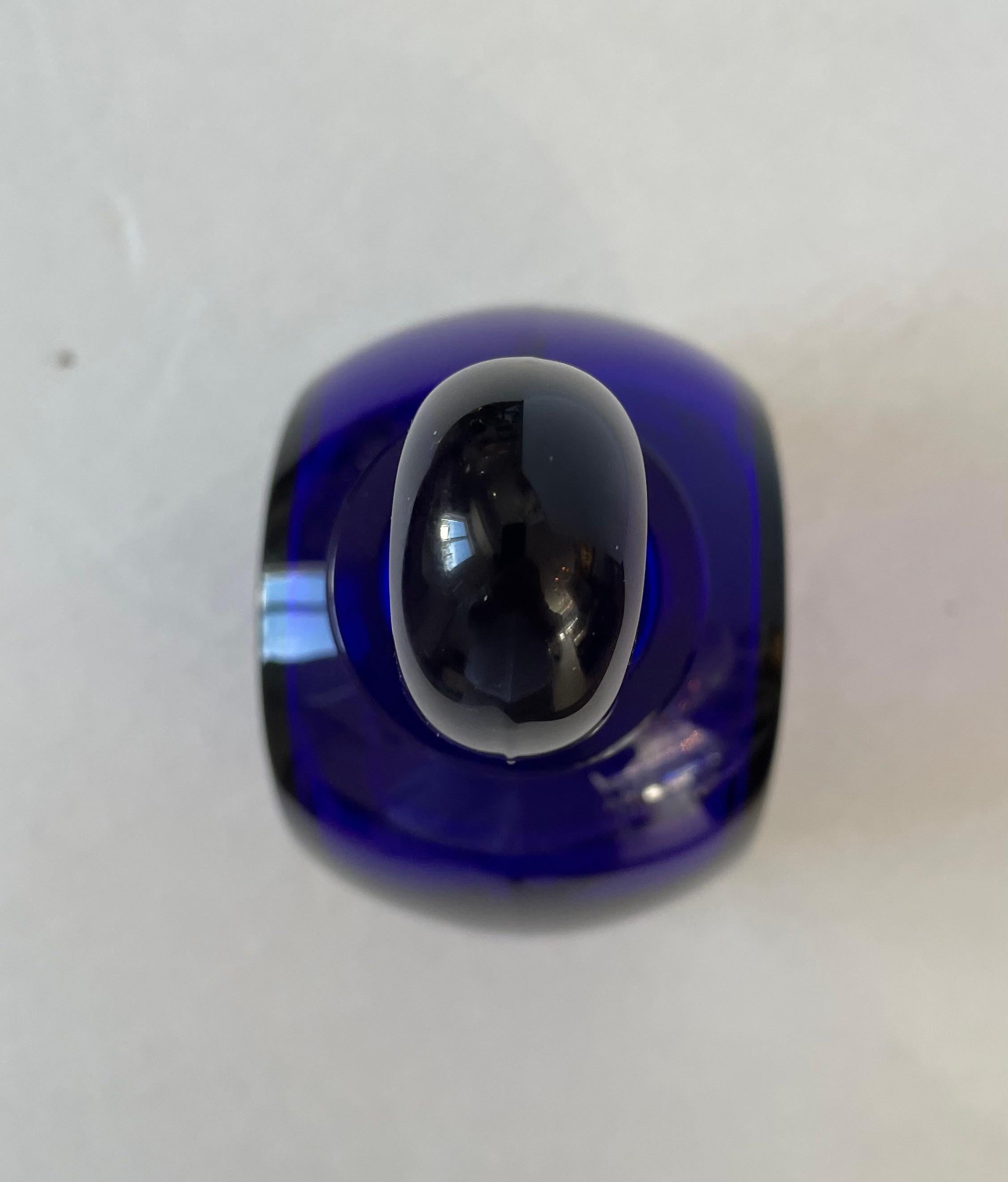 Art Deco Cobalt Blue Decanter For Sale 10