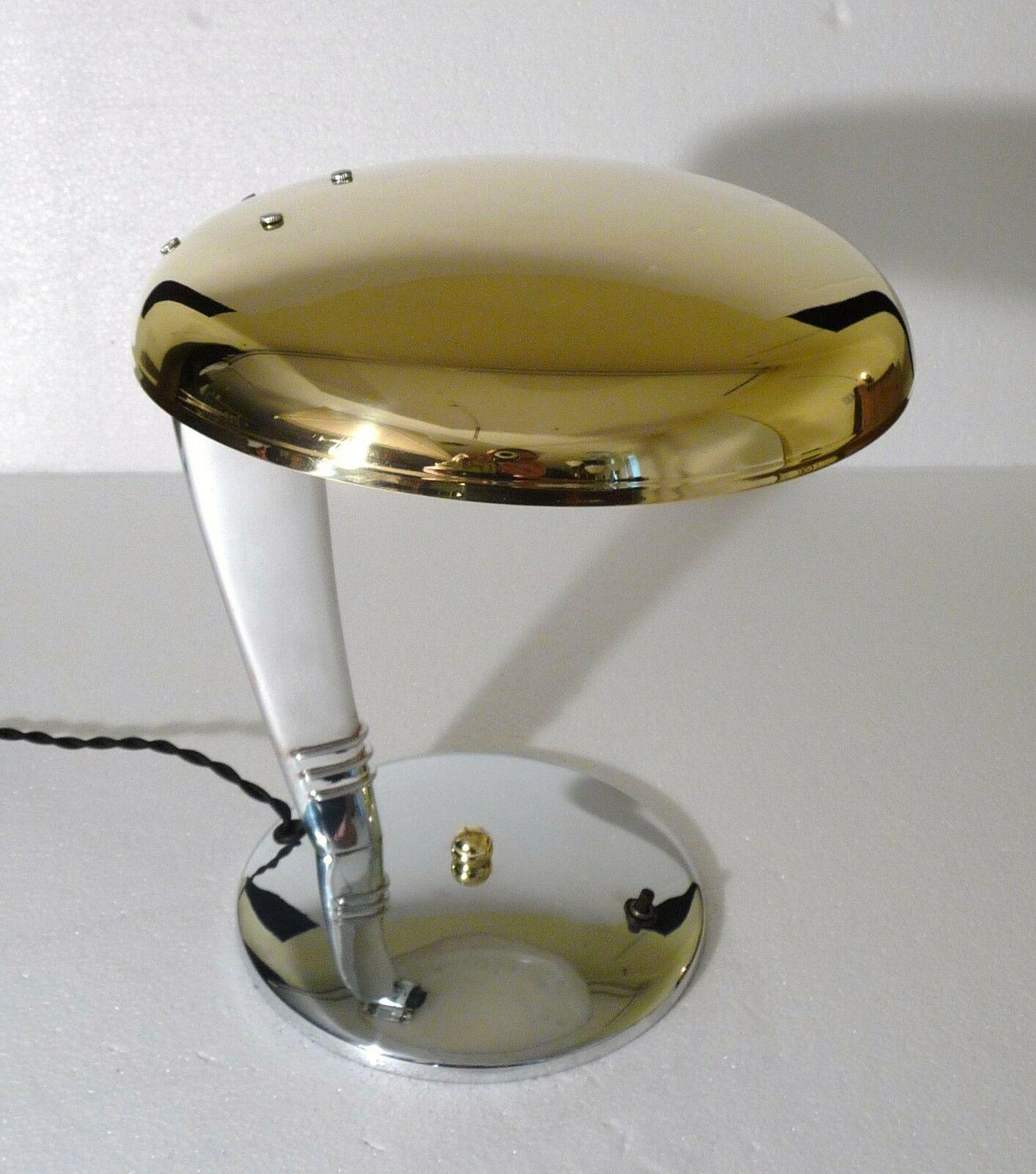 Art Deco Cobra Machine Age Lamp by Faries 1947 5