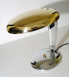 Art Deco Cobra Machine Age Lamp by Faries 1947