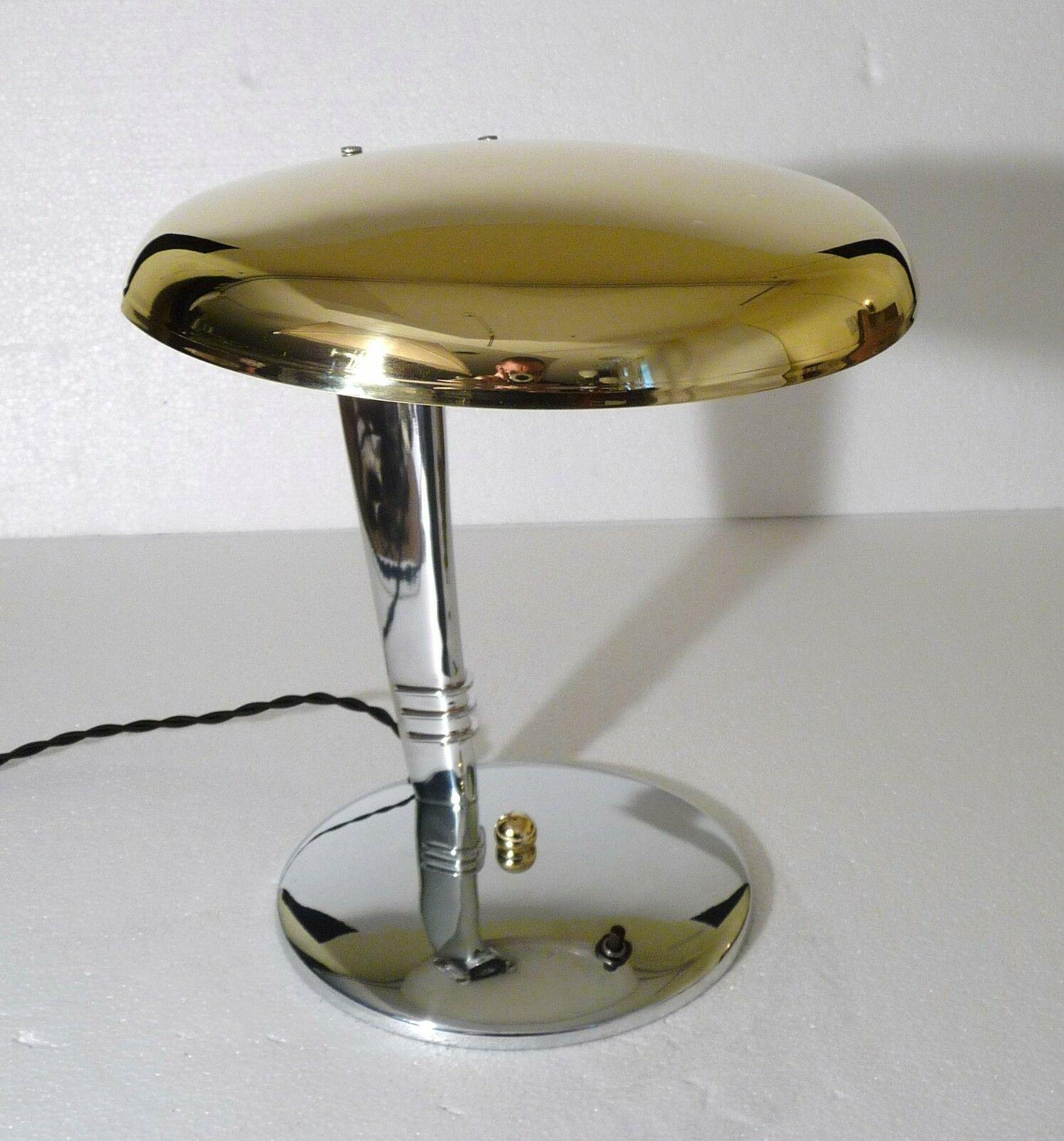 Art Deco Cobra Machine Age Lamp by Faries 1947 2