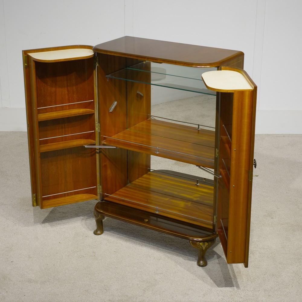 Mid-20th Century Art Deco Cocktail Bar Cabinet Chinoiserie Circa 1930 Harrods