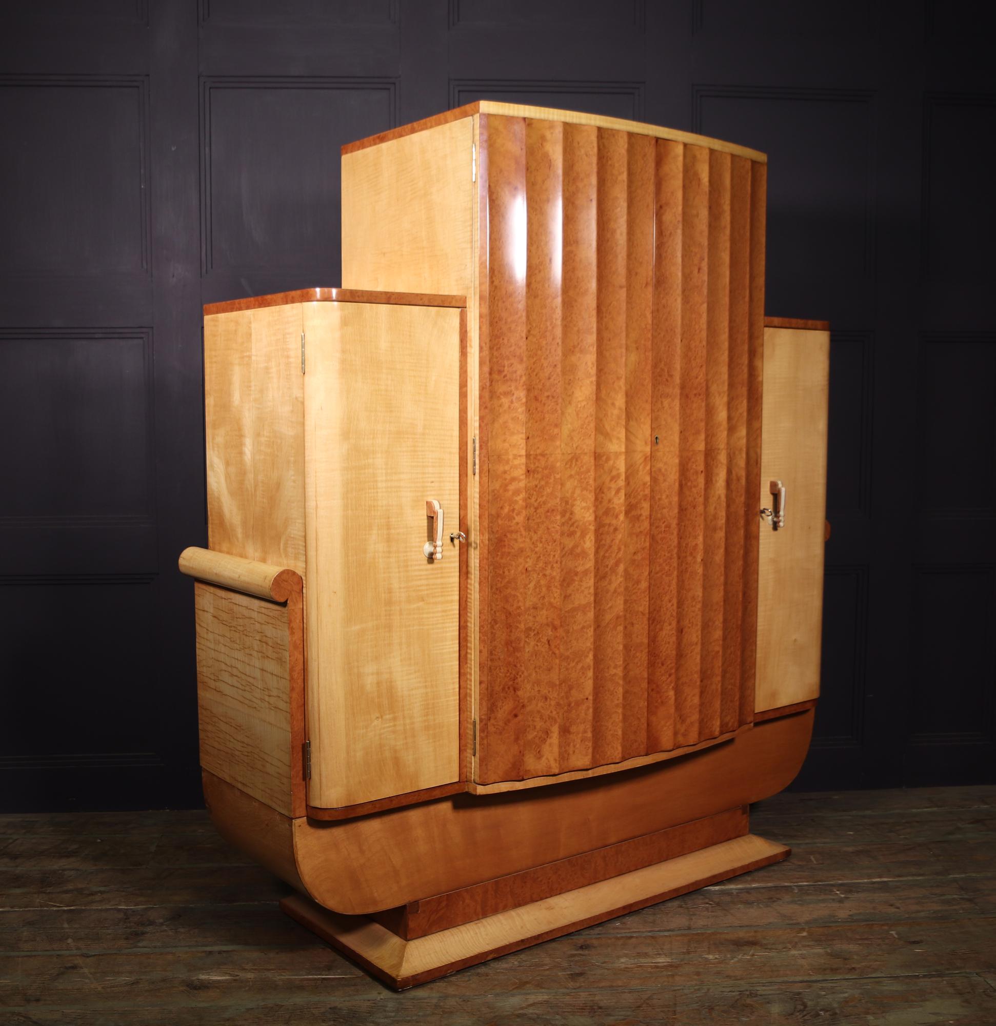 Art Deco Cocktail Cabinet by Epstein 7