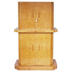 Art Deco Cocktail Cabinet by Harry & Lou Epstein English, Circa 1930