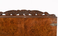 Art Deco Cocktail Cabinet Epstein Drinks Chest Walnut, 1930
