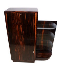 Art Deco Cocktail Cabinet in Coromandel