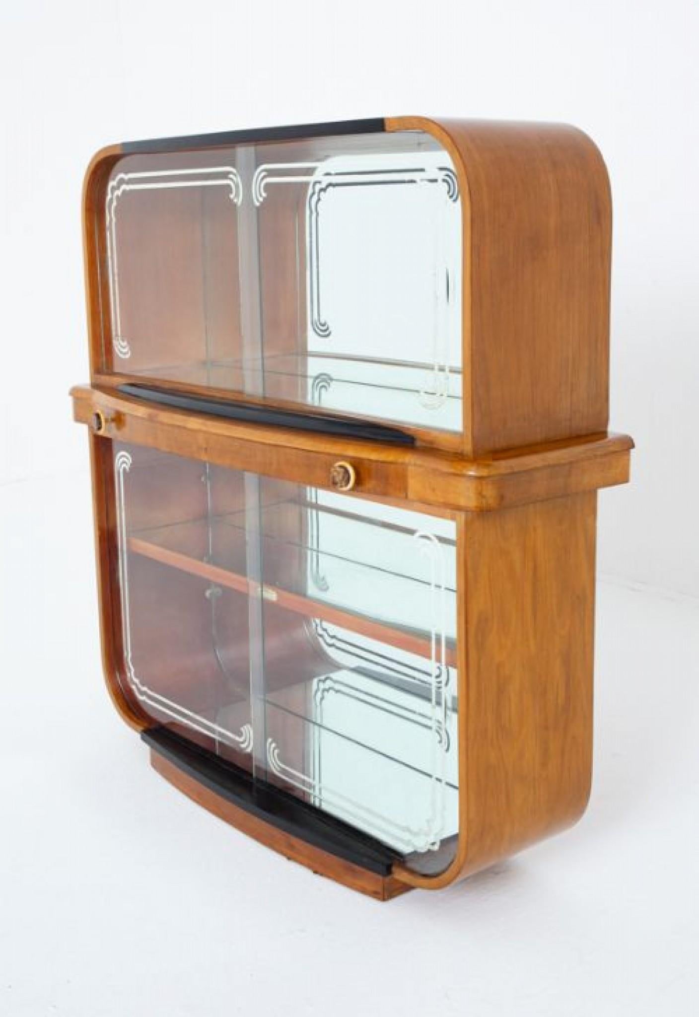Art Deco Cocktail Cabinet Period 1920s Drinks Chest 1