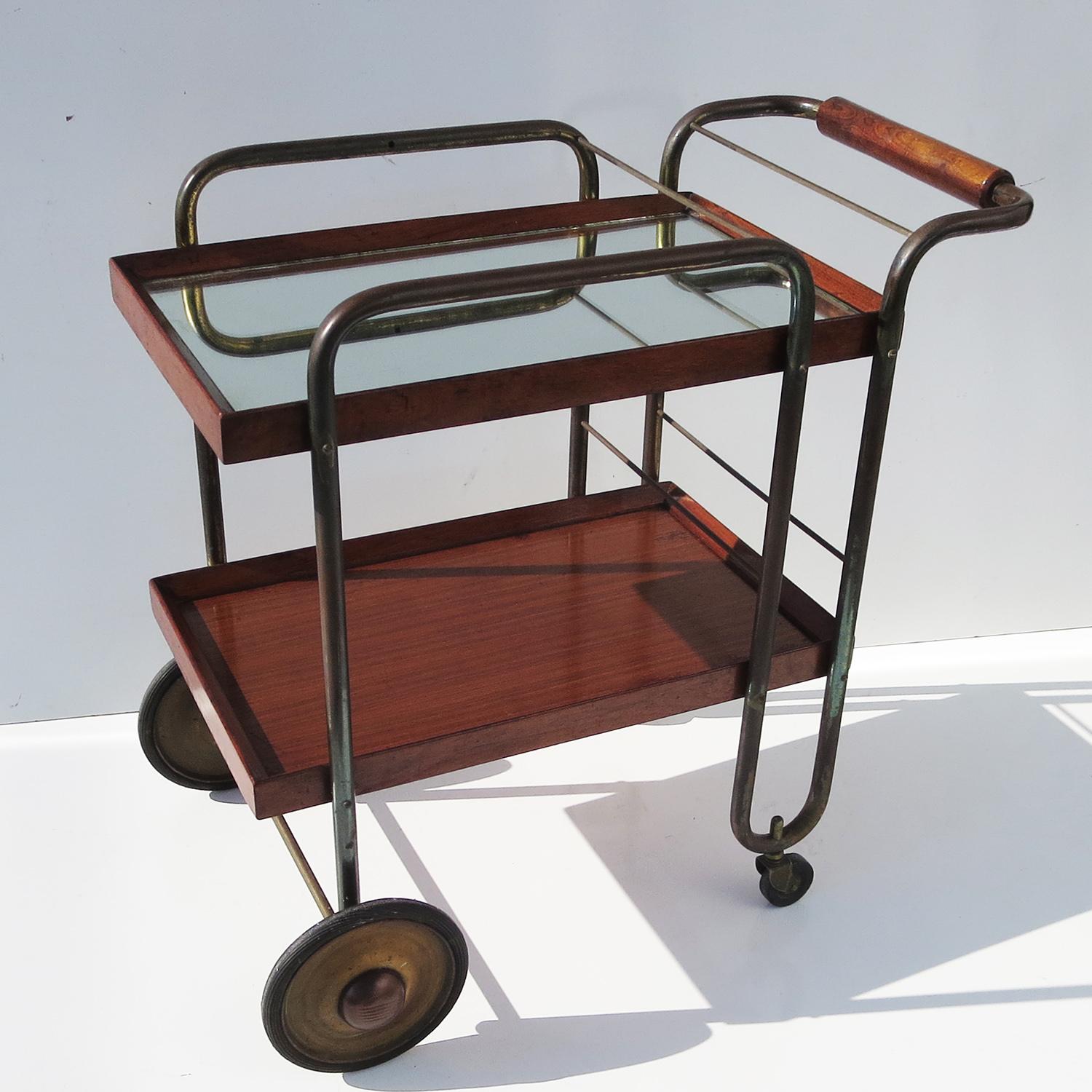 American Art Deco Cocktail Cart by Treitel-Gratz