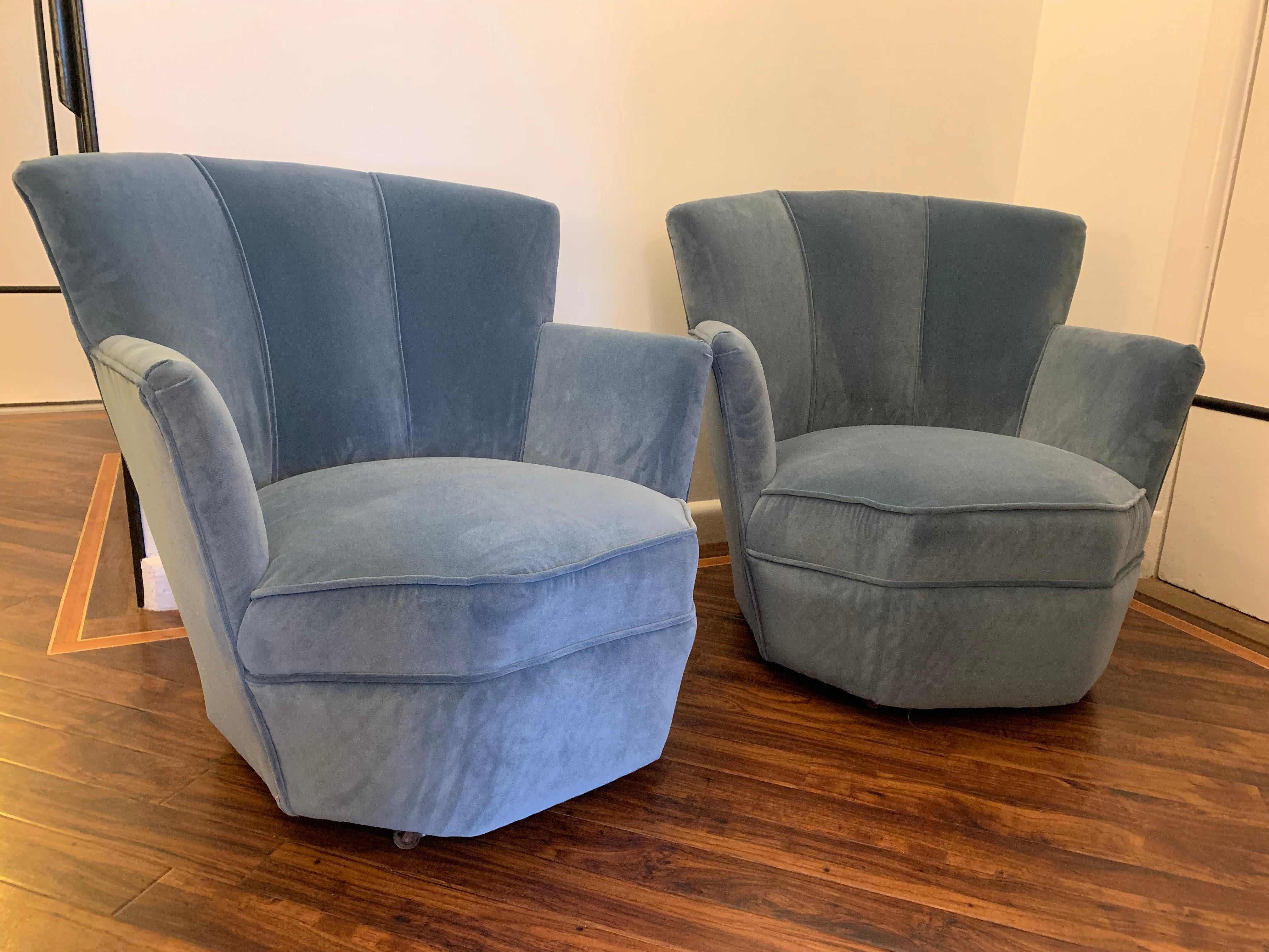 Art Deco Cocktail Chairs In Good Condition For Sale In Lee on the Solent, Hampshire