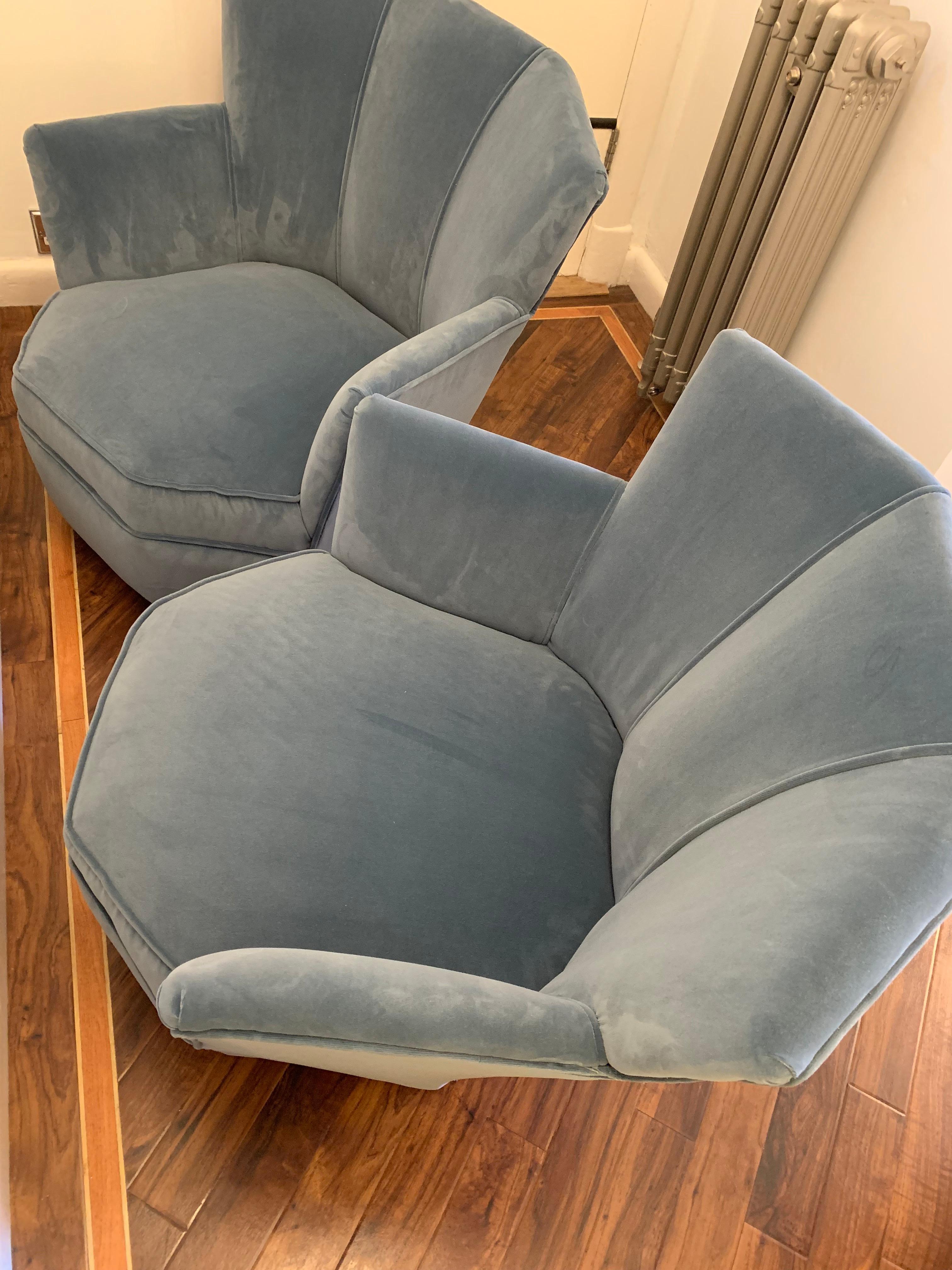 Art Deco Cocktail Chairs For Sale 2