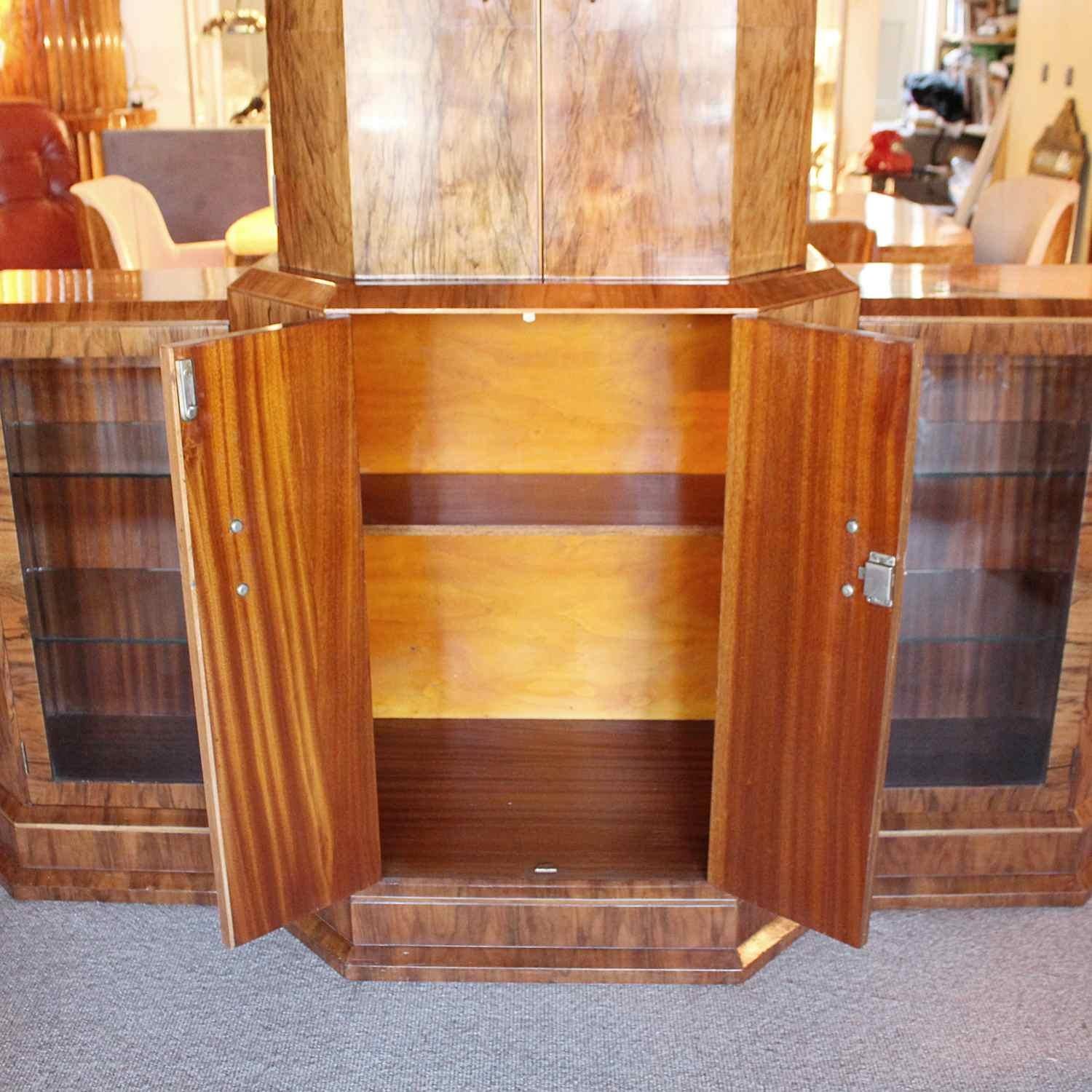 20th Century Art Deco Cocktail Display Cabinet