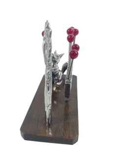 Art Deco Cocktail Pick Set Based on the Fable of The Fox and The Grapes