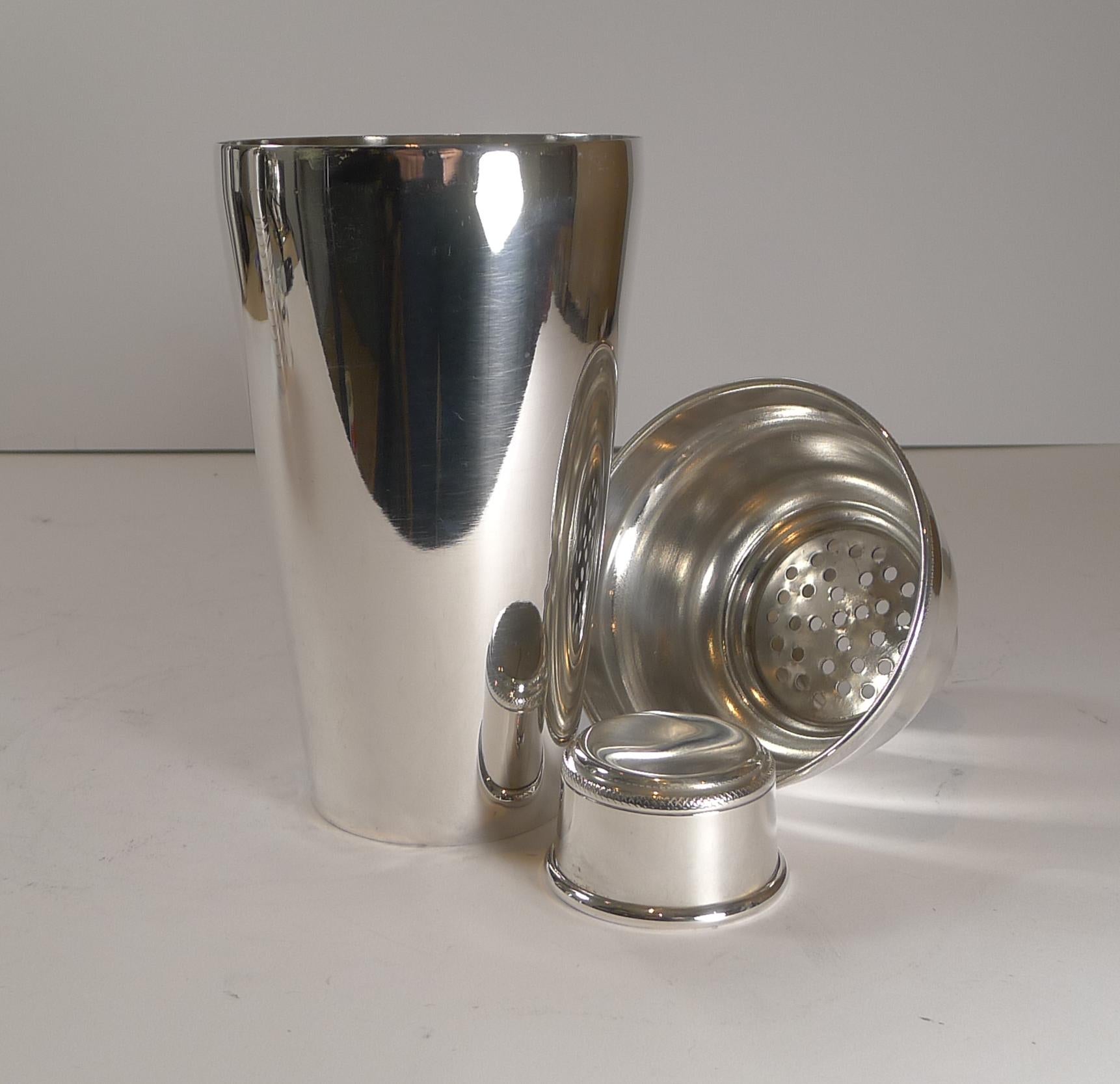 Art Deco Cocktail Shaker by Hukin and Heath 5