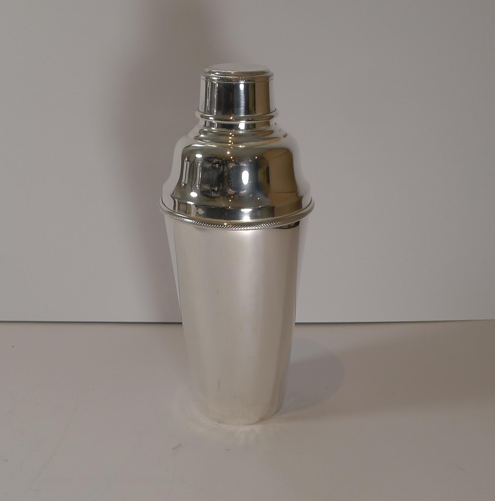 Art Deco Cocktail Shaker by Hukin and Heath 7