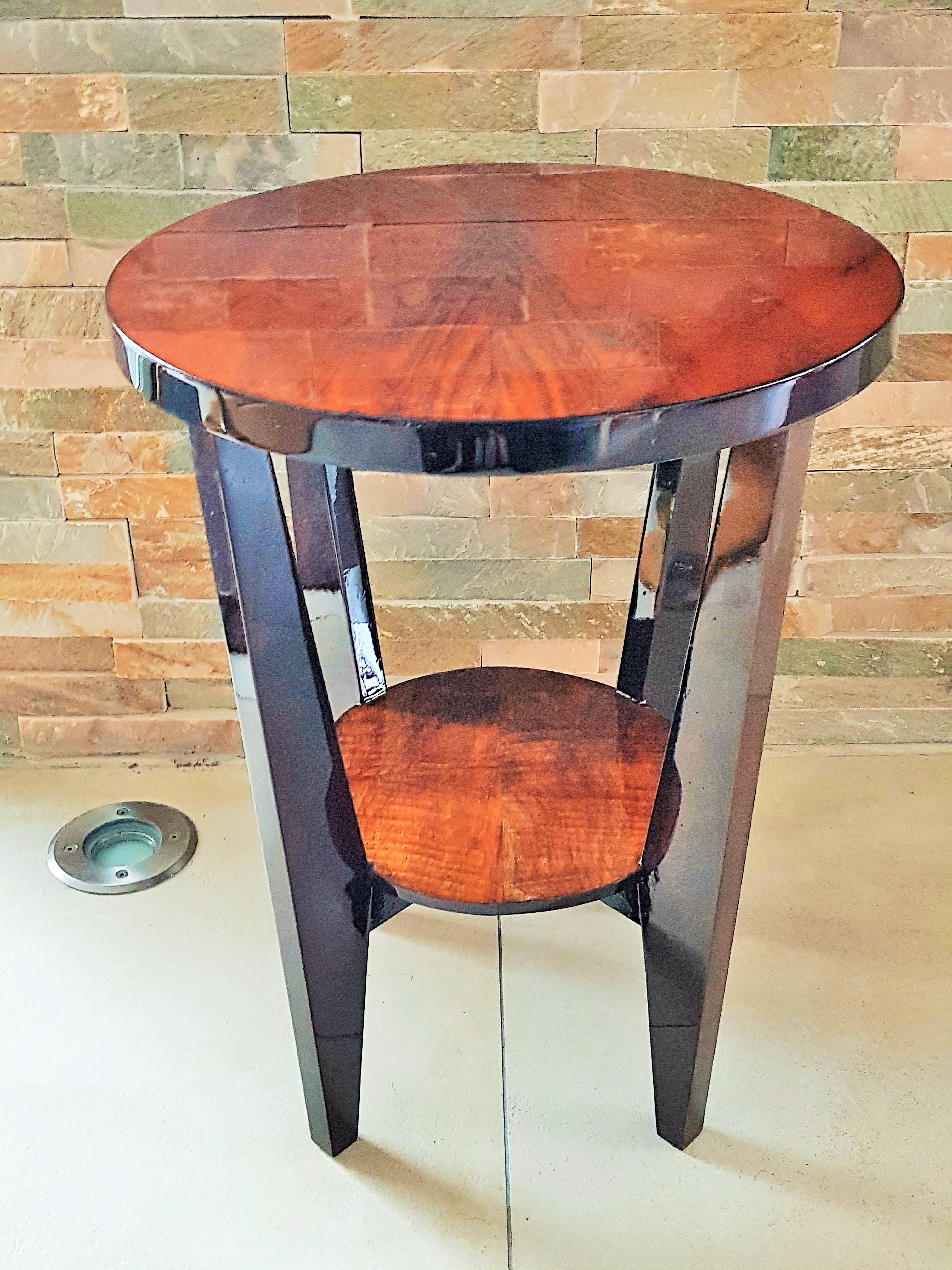 Art Deco Cocktail Side Tray Table, France, 1930s 8