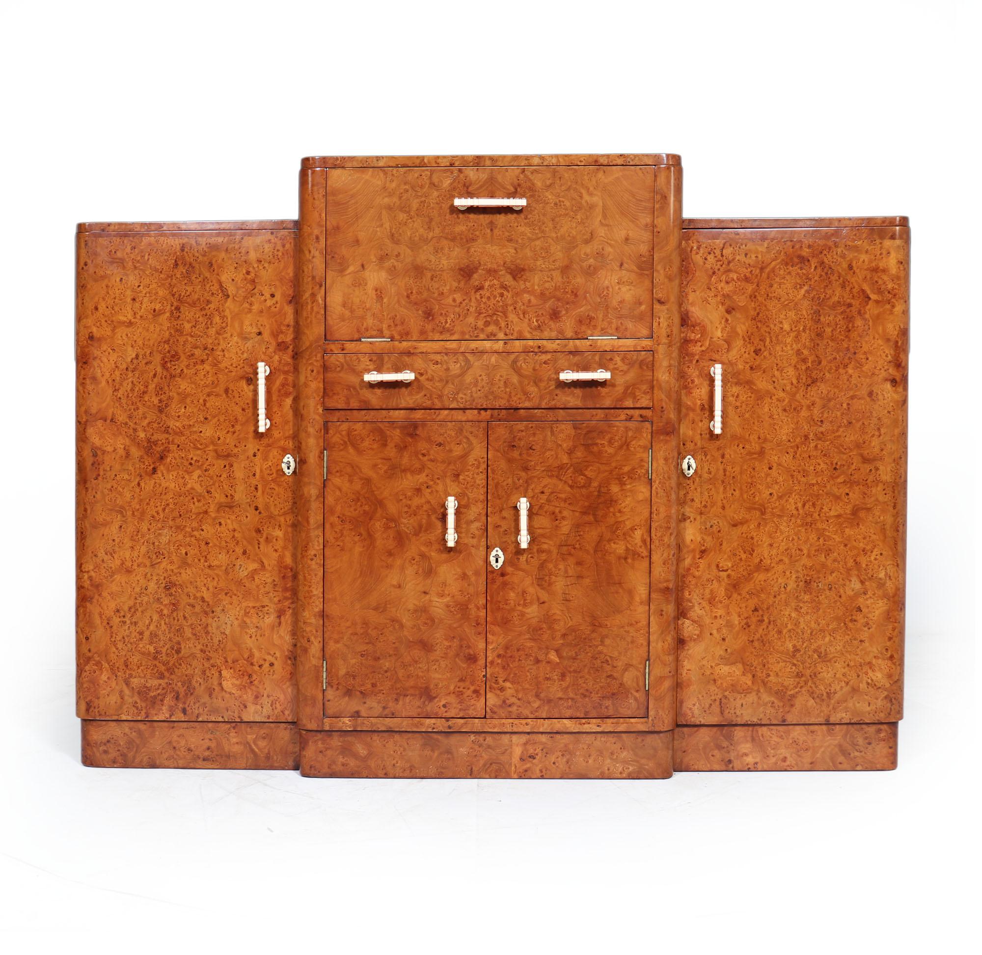 Mid-20th Century Art Deco Cocktail Sideboard