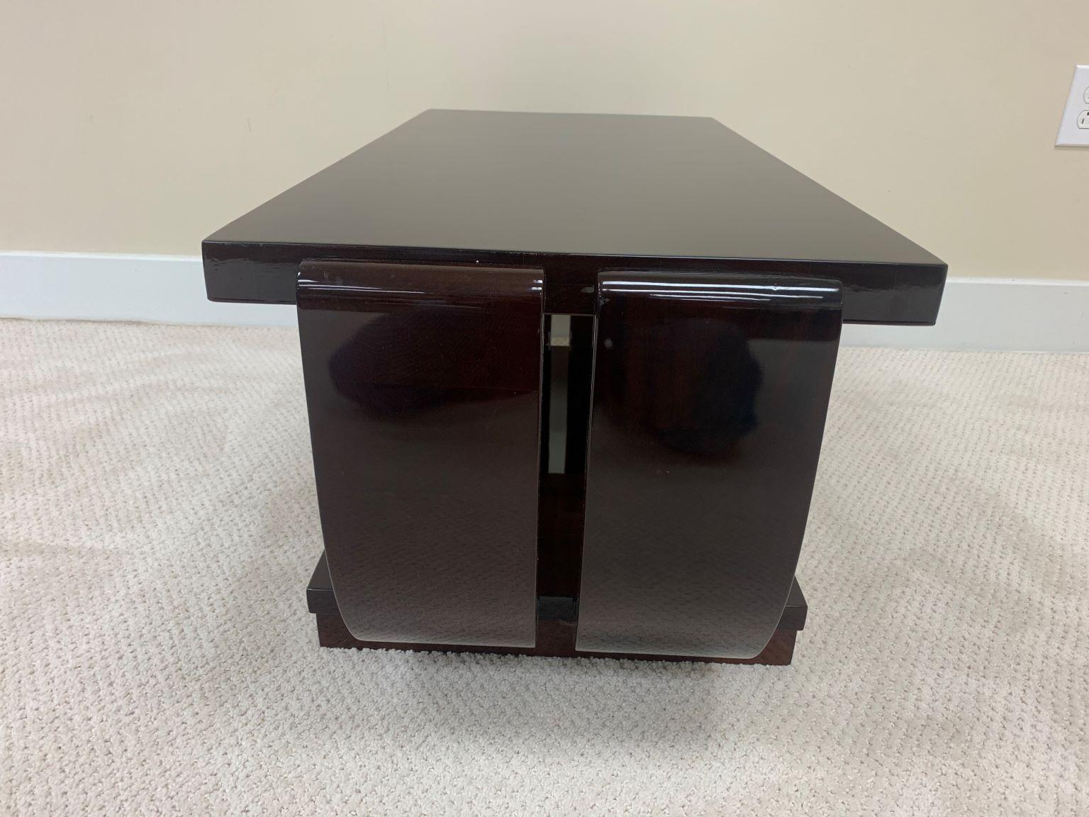 Mid-20th Century Art Deco Cocktail Table by Modern Age Furniture Company Attr. Brown Saltman