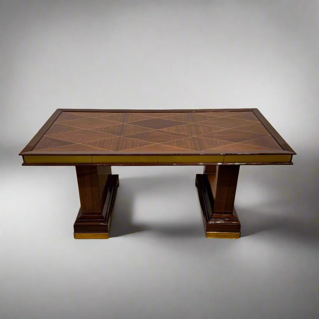 French Art Deco Cocktail Table Designed By Jean Desnos, France For Sale