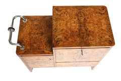 Carrito de cóctel Art Déco de Thornet Años 30