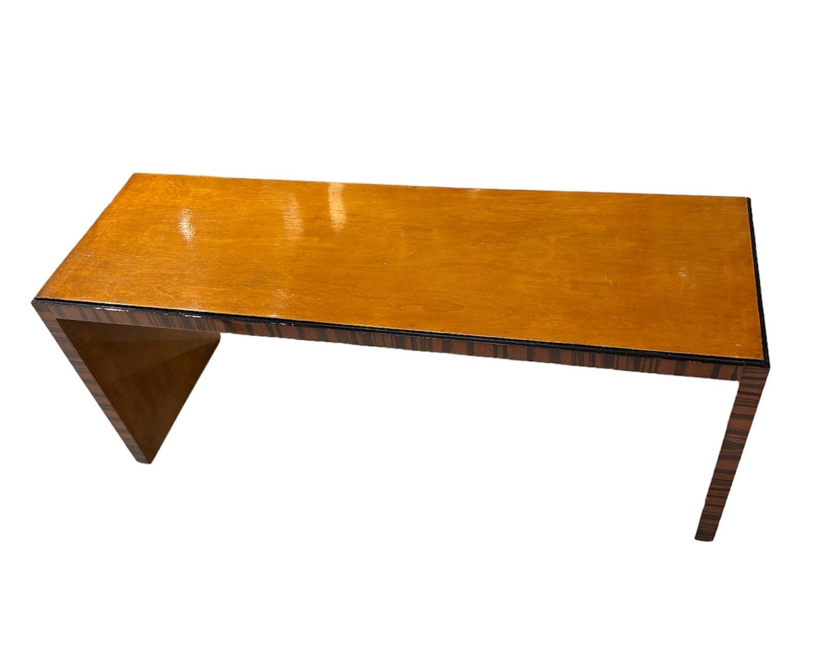 Art Deco Coffe Table in Wood, 1920, France For Sale 15
